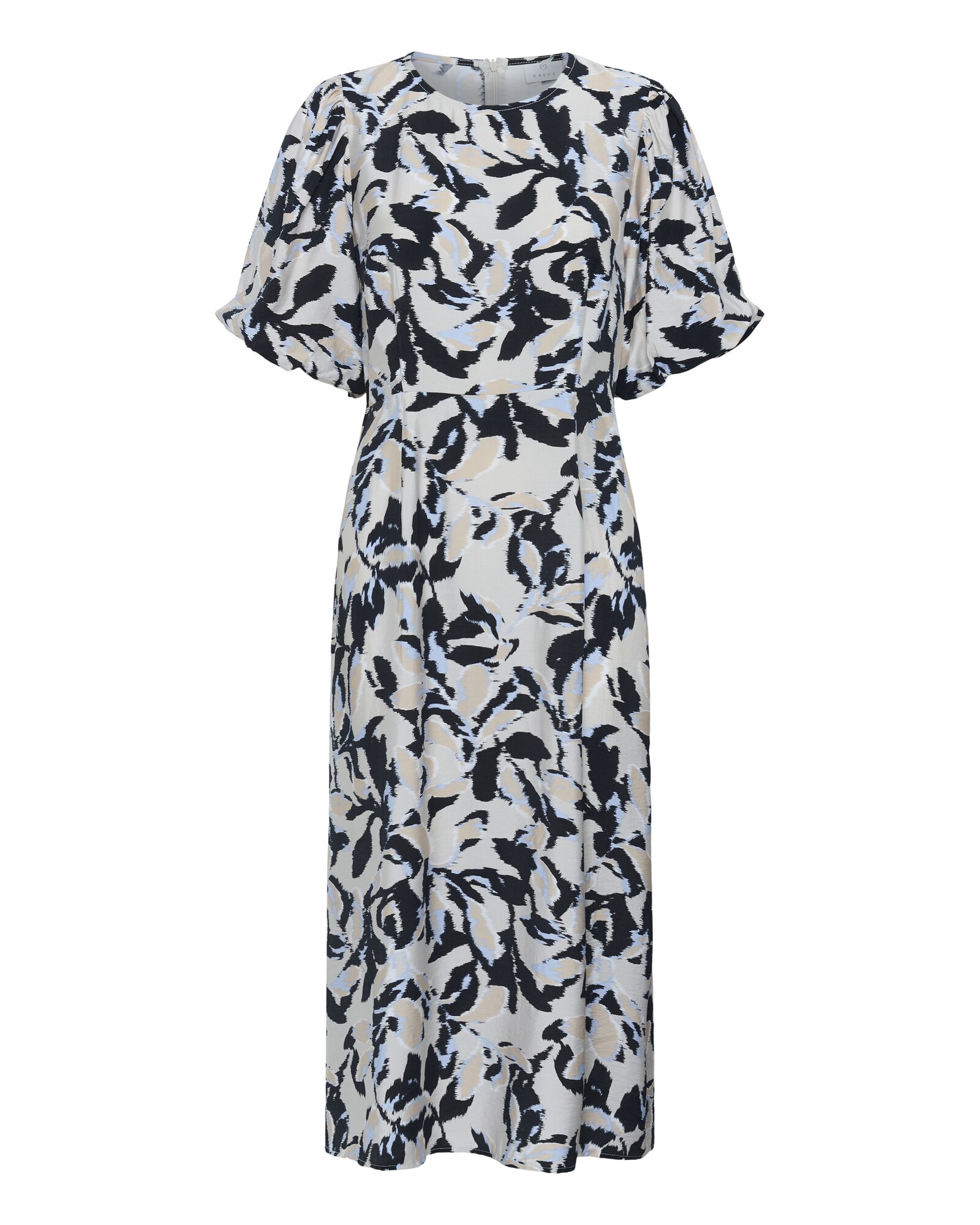 Kaffe Vestido 'Paco'  azul noche / azul oscuro / blanco