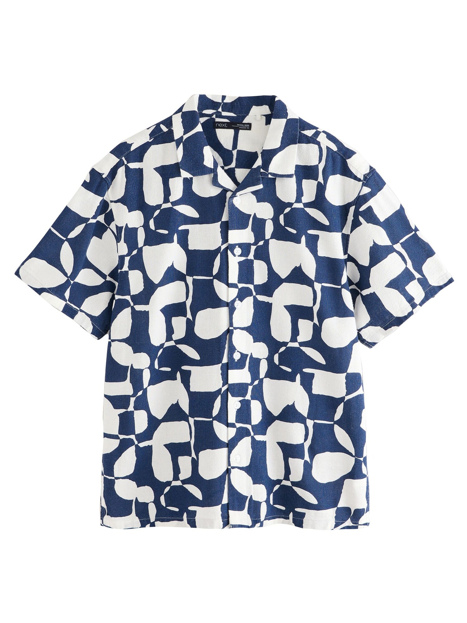 Next Cămașă  bleumarin / alb