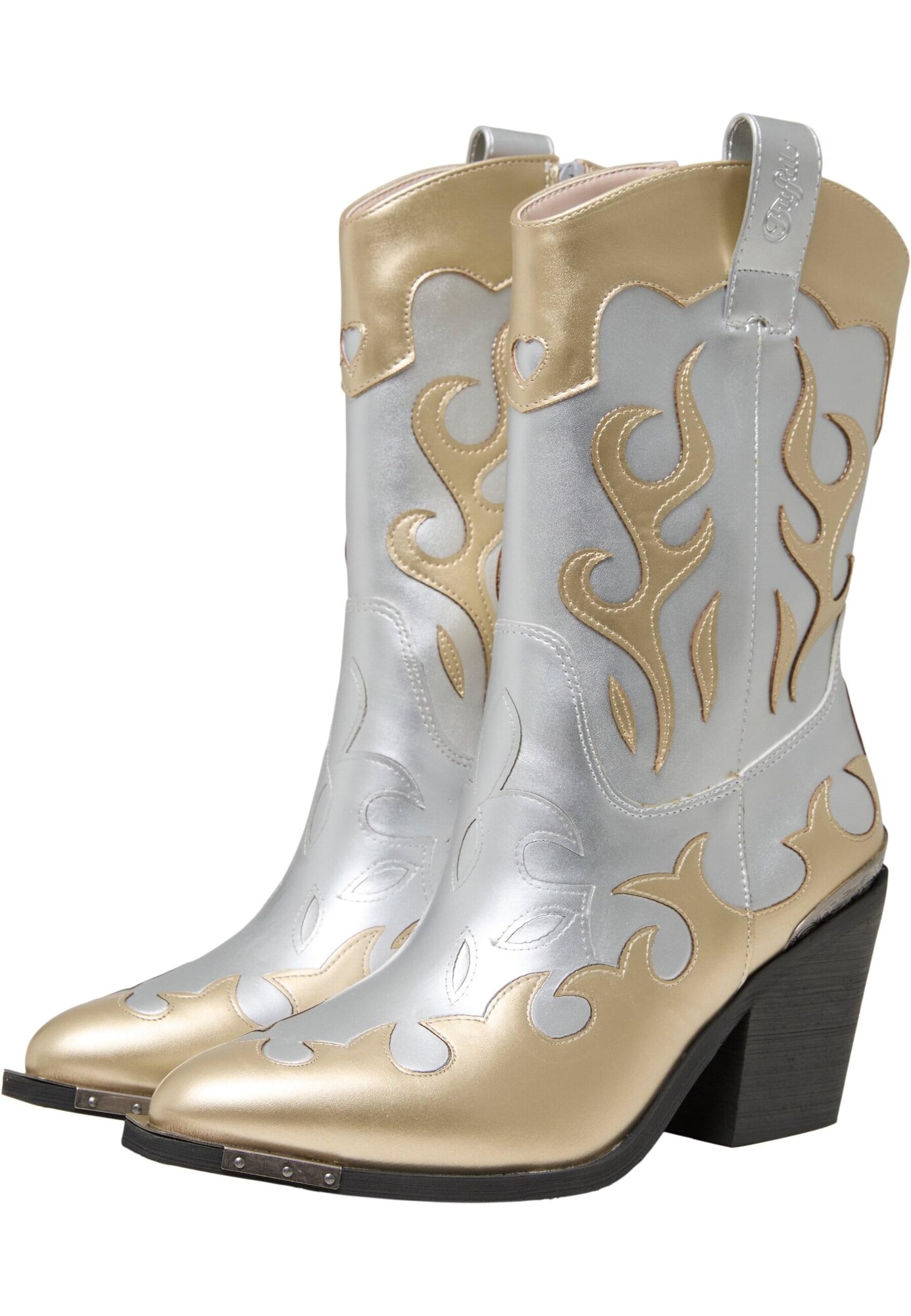 BUFFALO Cizme de cowboy  auriu / argintiu