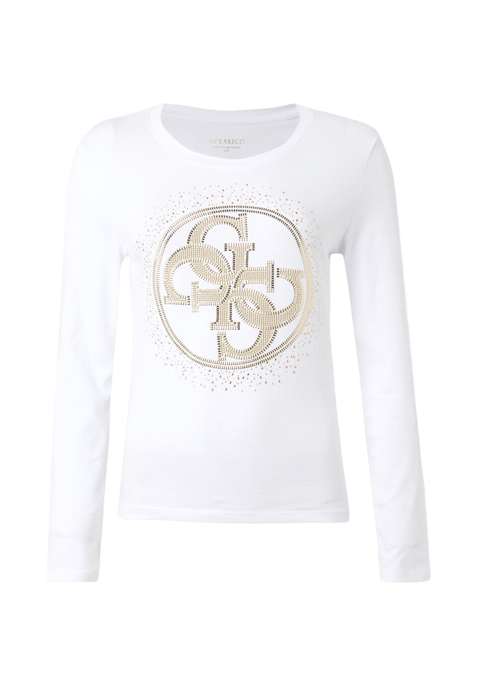 T-shirt beige / guld