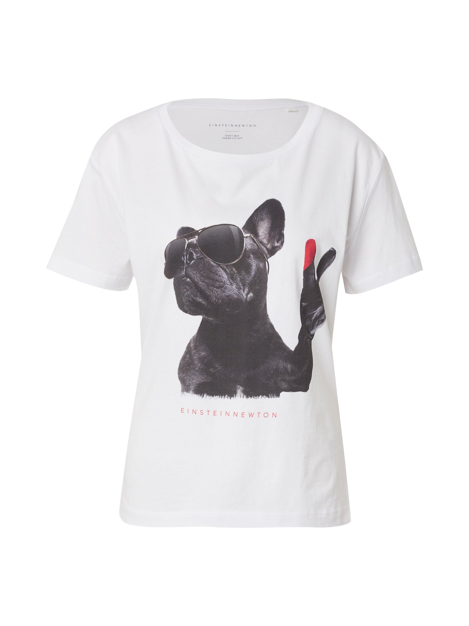 EINSTEIN & NEWTON Tricou Peace Dog  roșu / negru / alb