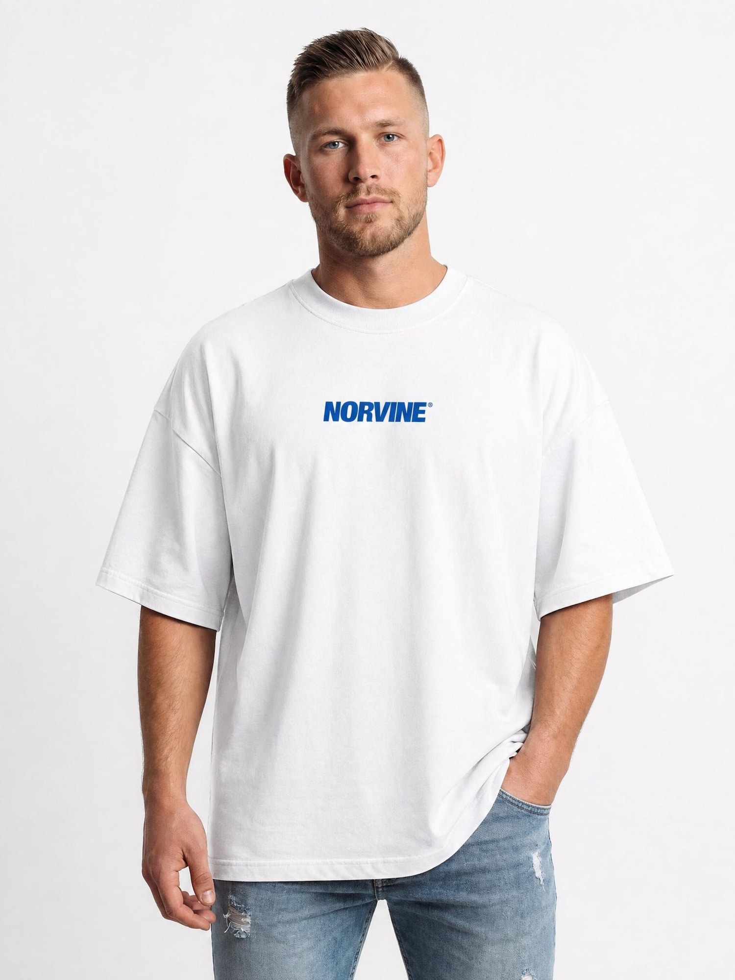 Norvine Maglietta 'Norvine Germany Circuit Tee' bianco