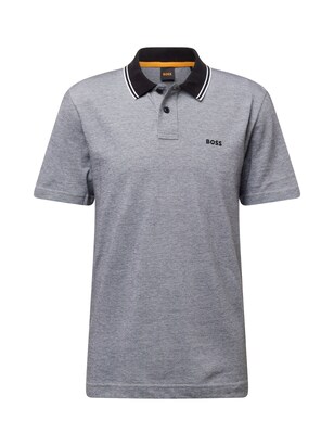 Boss Shirt ‘Peoxford’ Zwart / Zwart gemêleerd / Wit