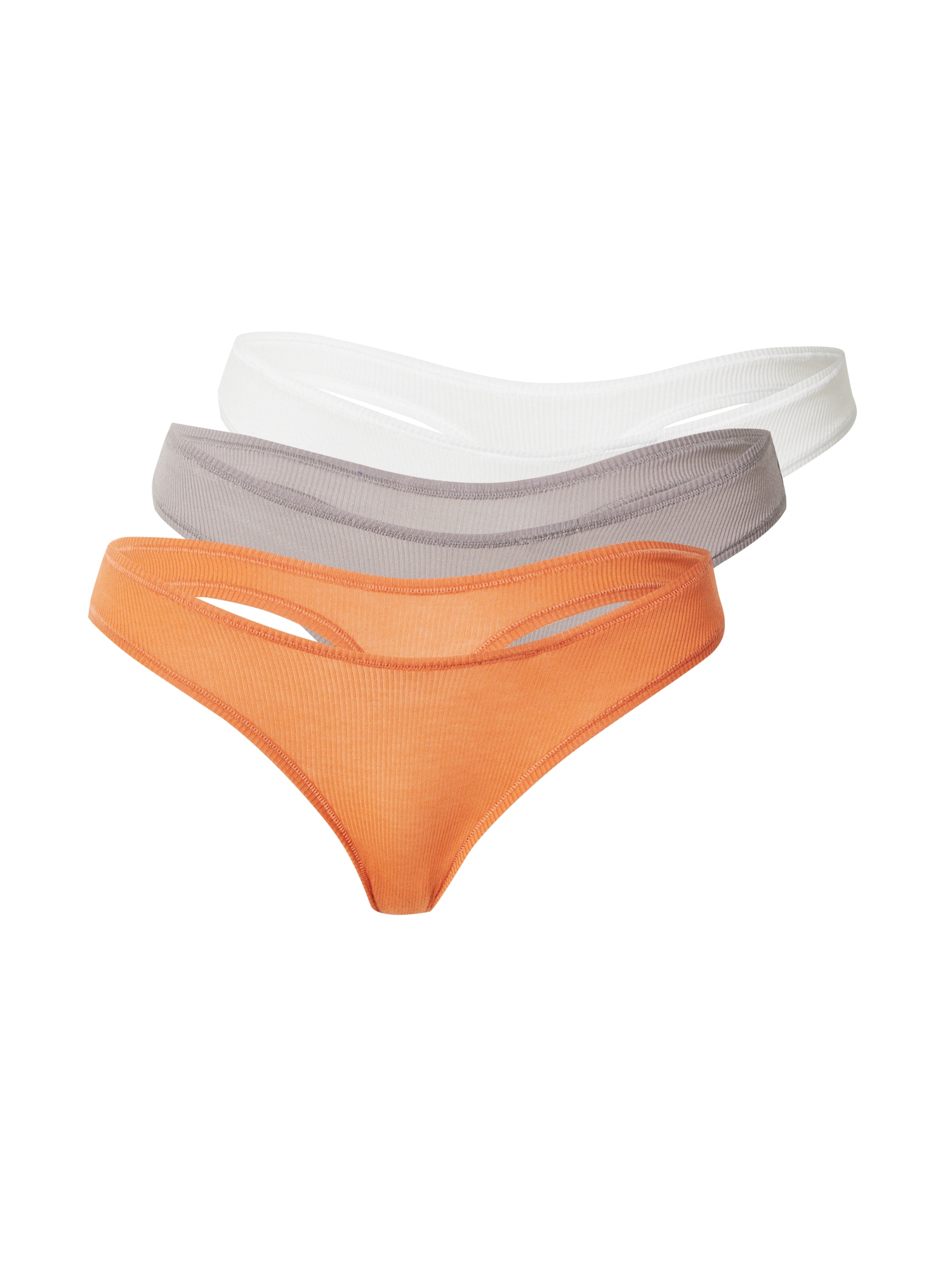 Calvin Klein Underwear Tangice  siva / oranžna / bela