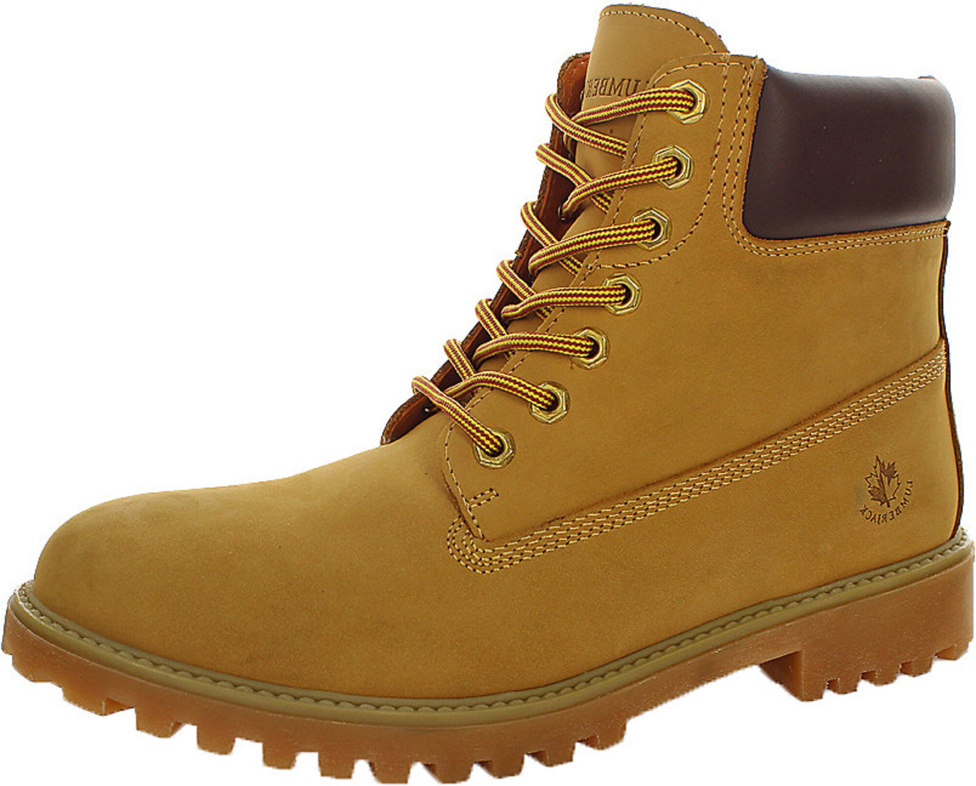 Lumberjack Botas com atacadores 'River'  conhaque / castanho escuro