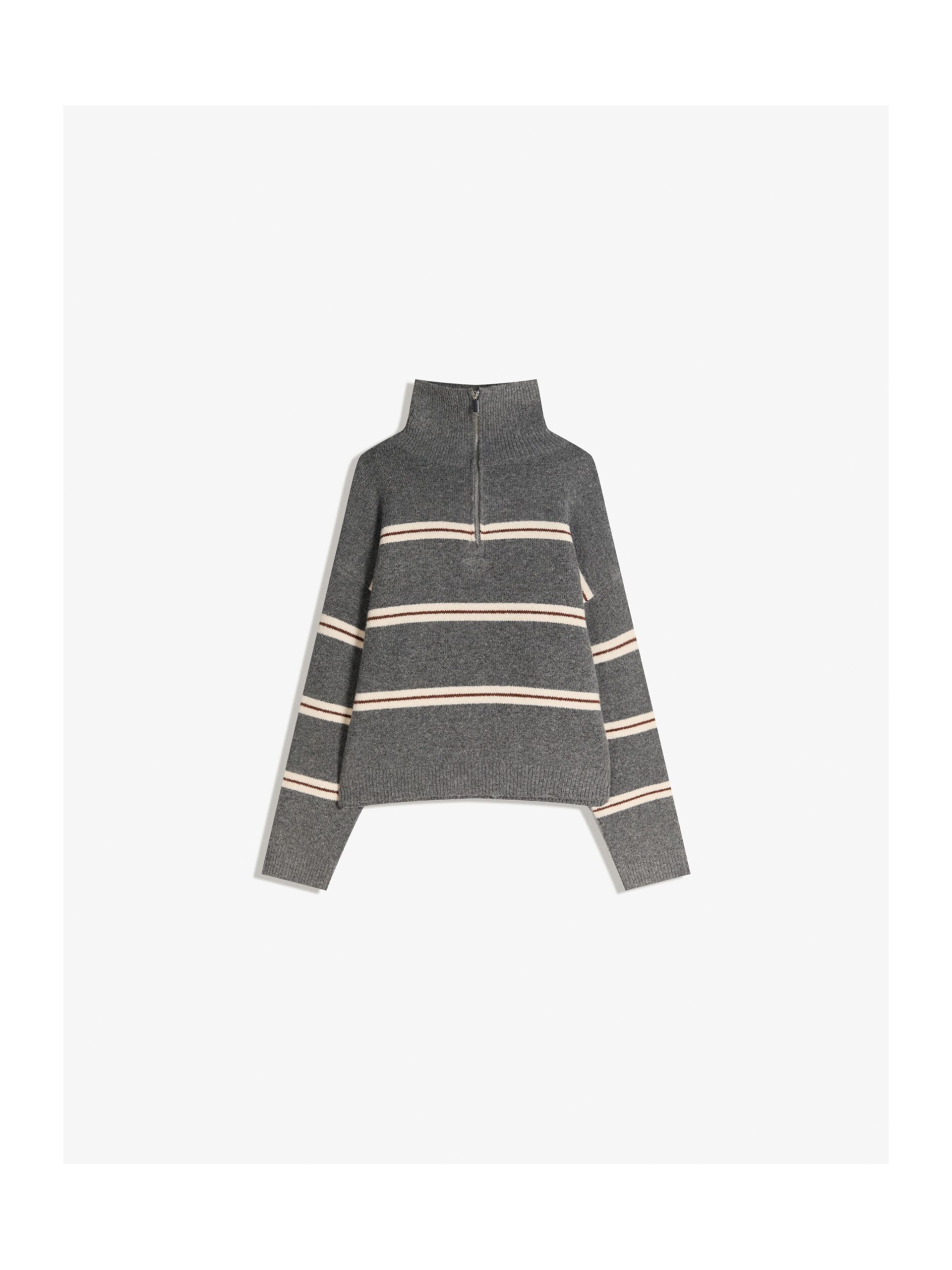 Bershka Tröja brun / mörkgrå dam