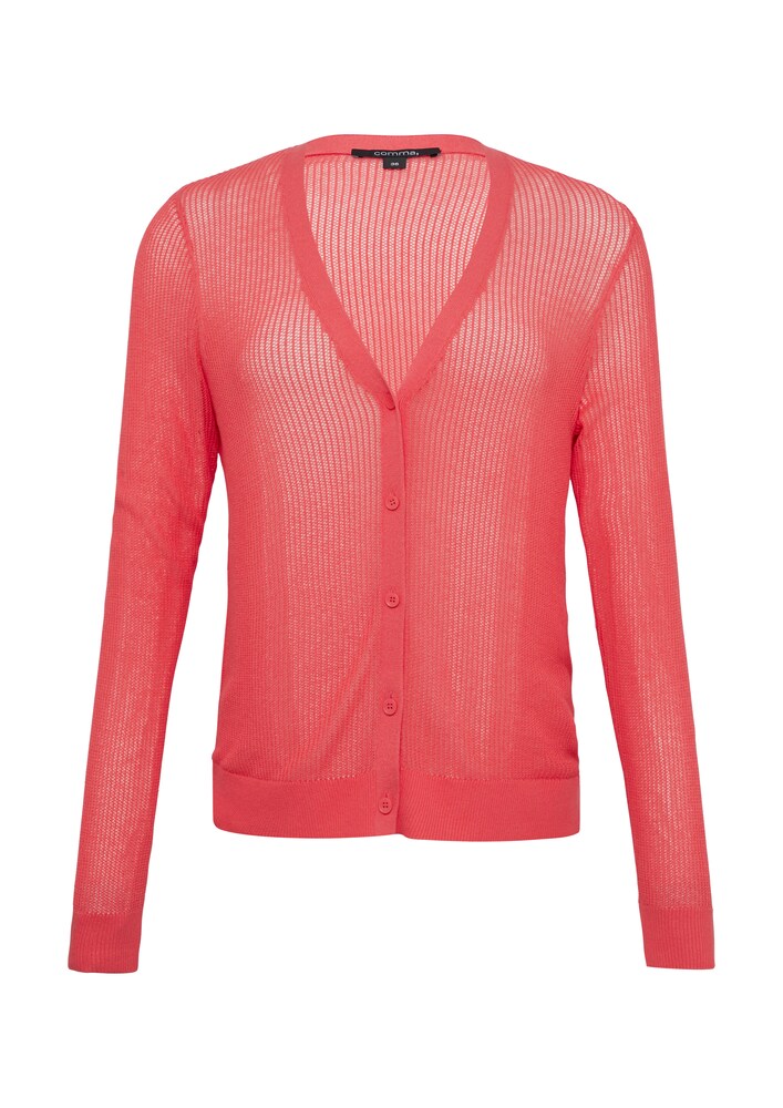 COMMA Strickjacke Damen Größe L koralle
