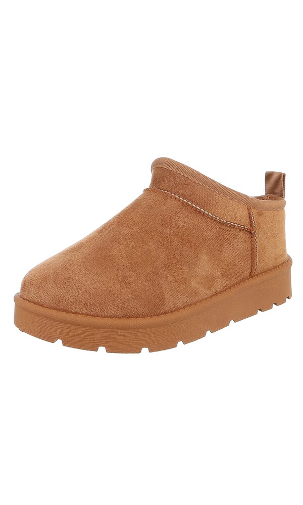 Ital-Design Stiefelette Damen Größe 36 camel Winterschuhe