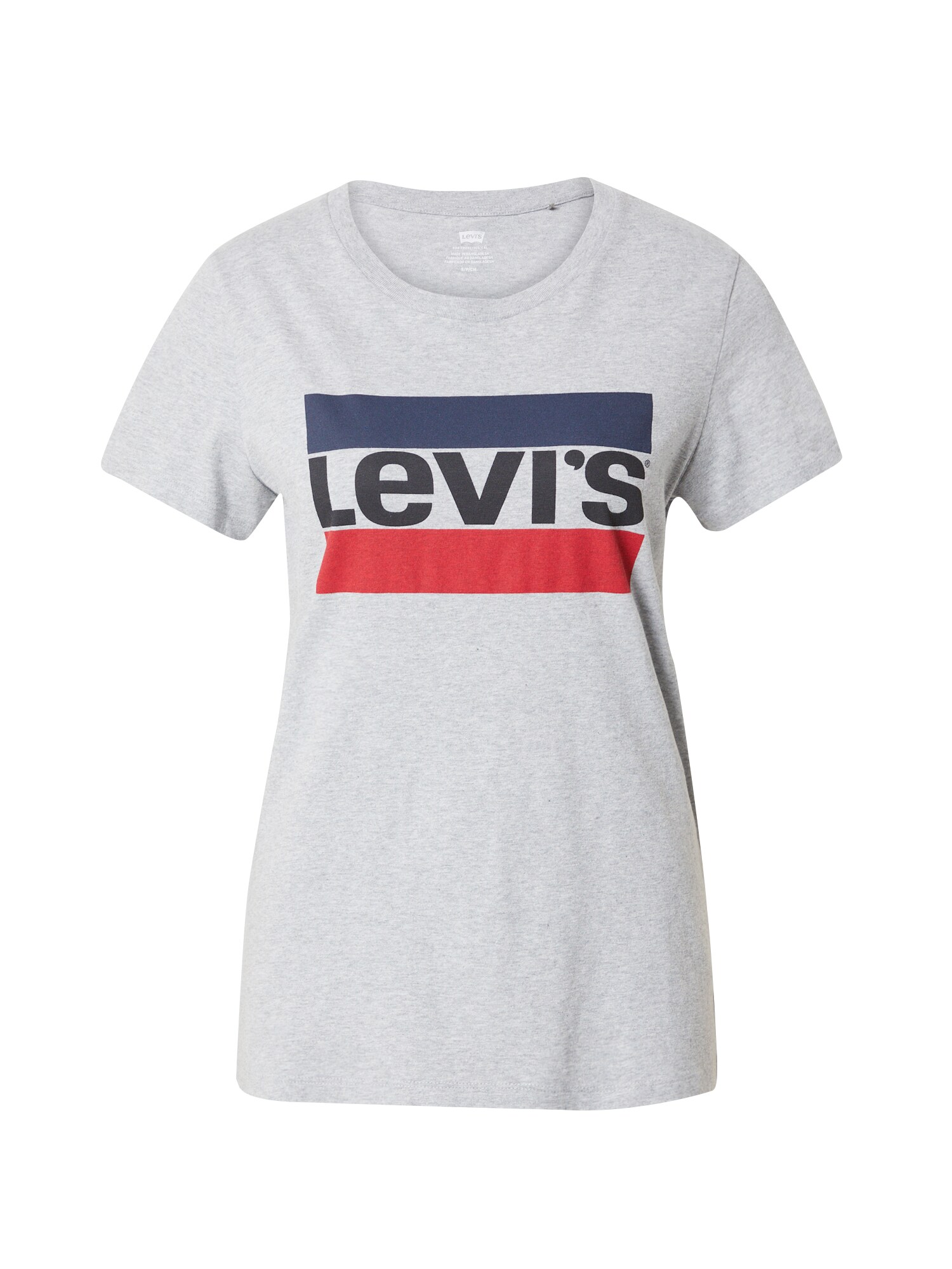 LEVIS ® Tricou The Perfect Tee  bleumarin / gri / roșu
