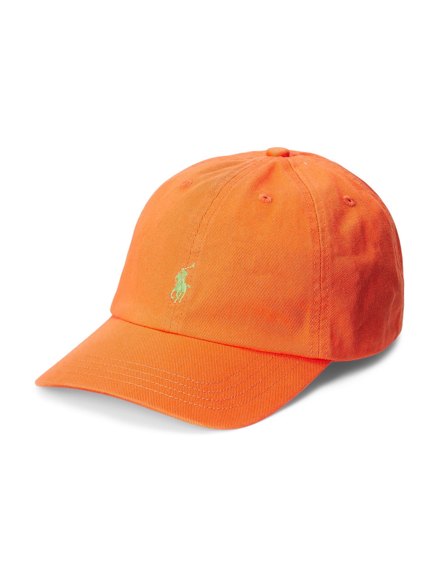 Polo Ralph Lauren Шапка с периферия  светлозелено / оранжево