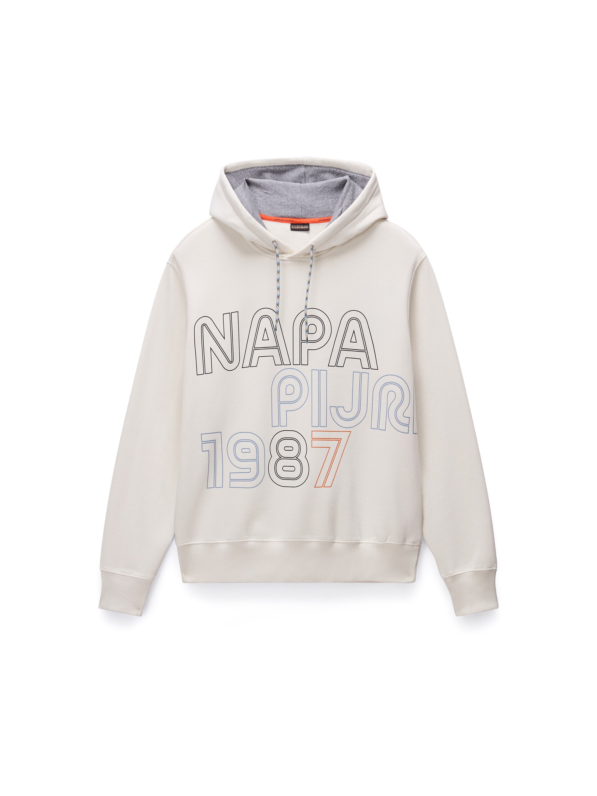NAPAPIJRI Sweatshirt 'B-Fiemme' blå / orange / svart herr