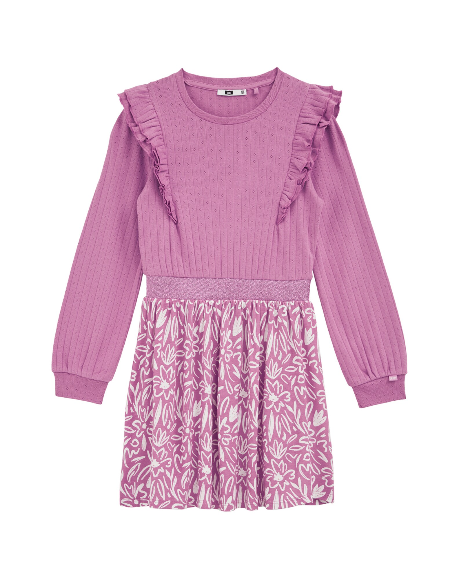 WE Fashion Ruha  lila / fehér akciós termékkép 1