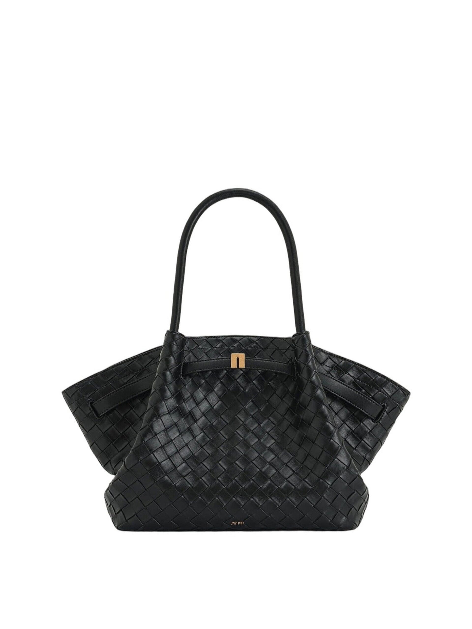 JW PEI Shoppingväska 'JW PEI Cabas Hana Large Tressé Black' dam