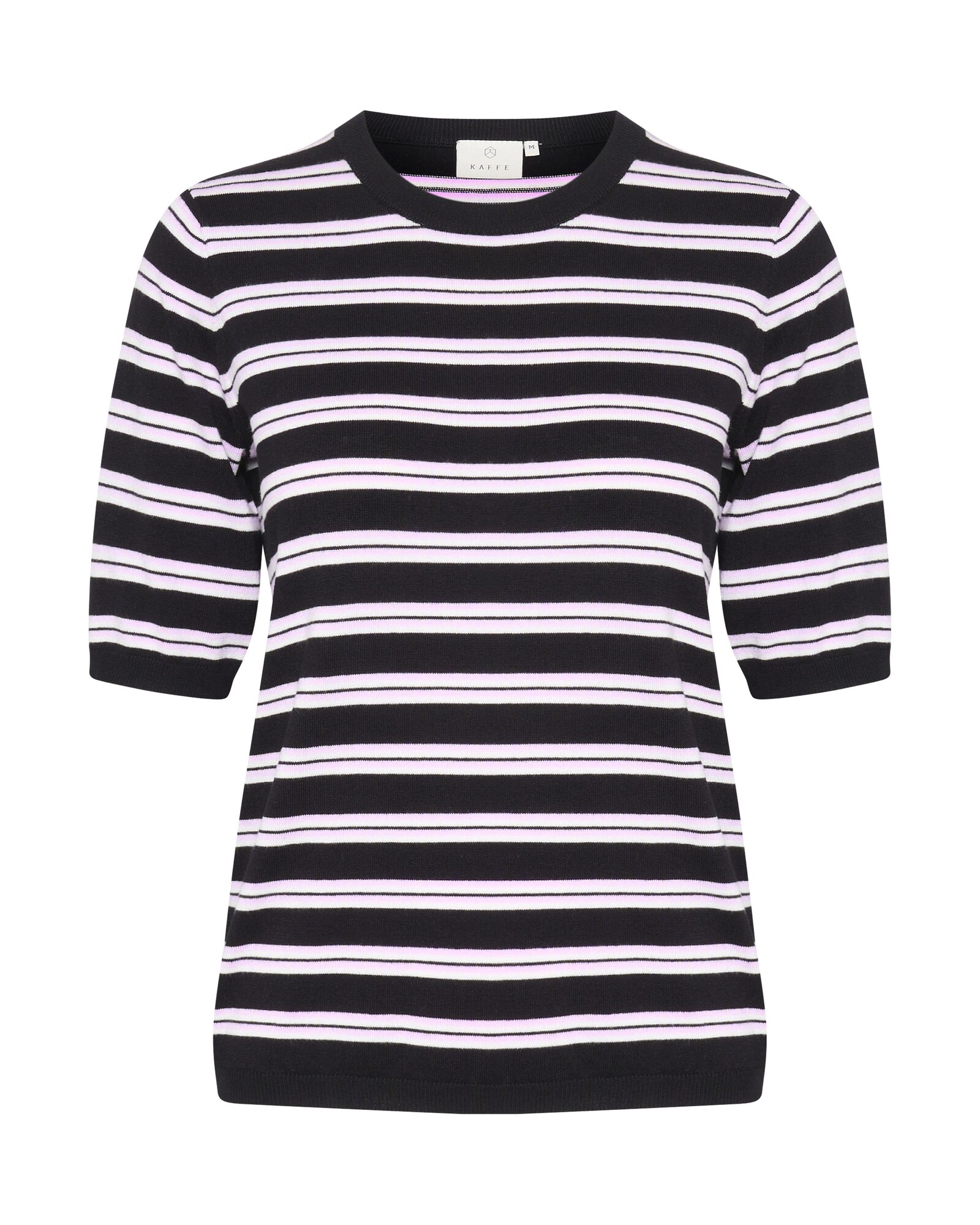 Kaffe Pulover KA Lizza  roz / negru / alb