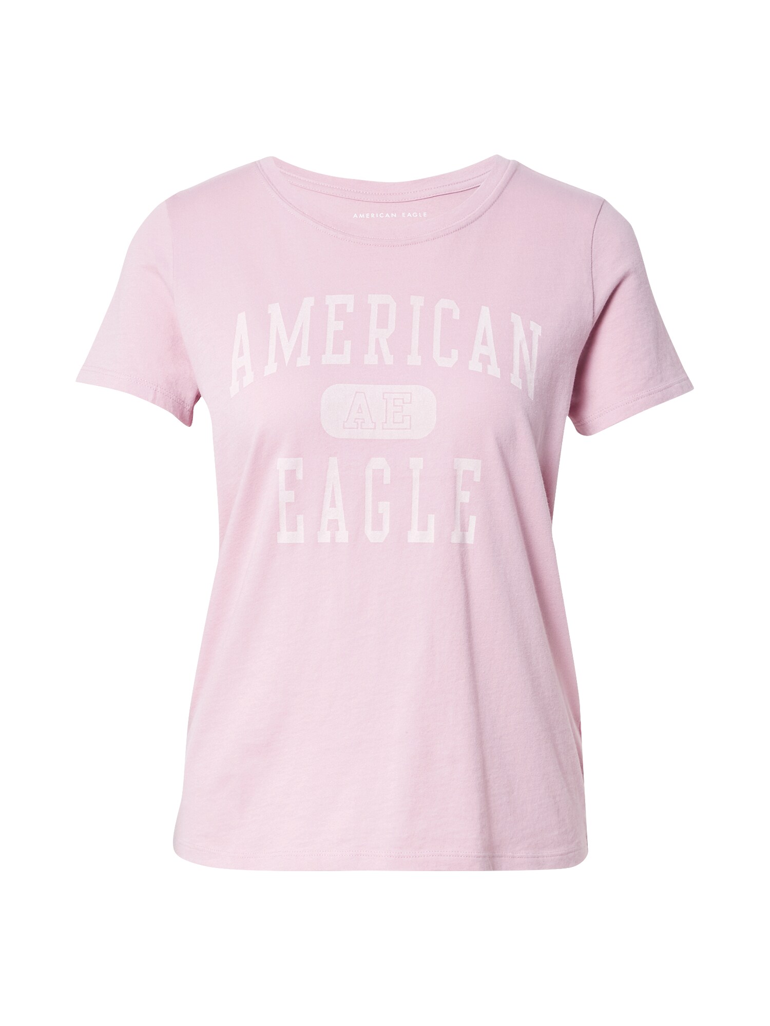 American Eagle Marškinėliai  šviesiai violetinė / balta