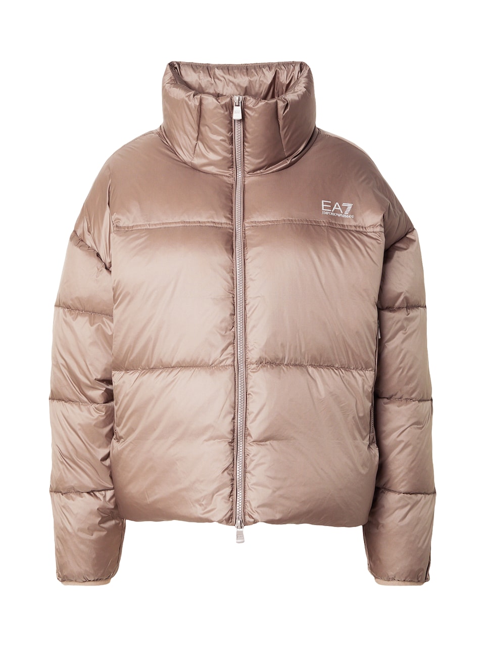 Vinterjacka taupe / mörklila