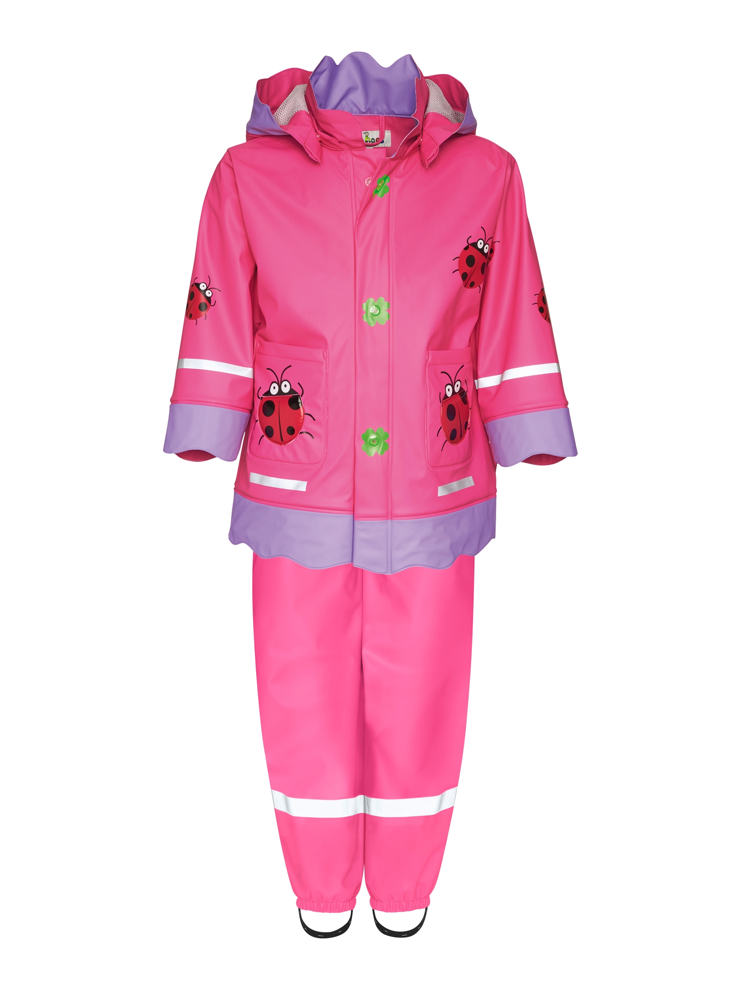 PLAYSHOES Salopetă Glückskäfer  mov liliachiu / roz / roșu / negru