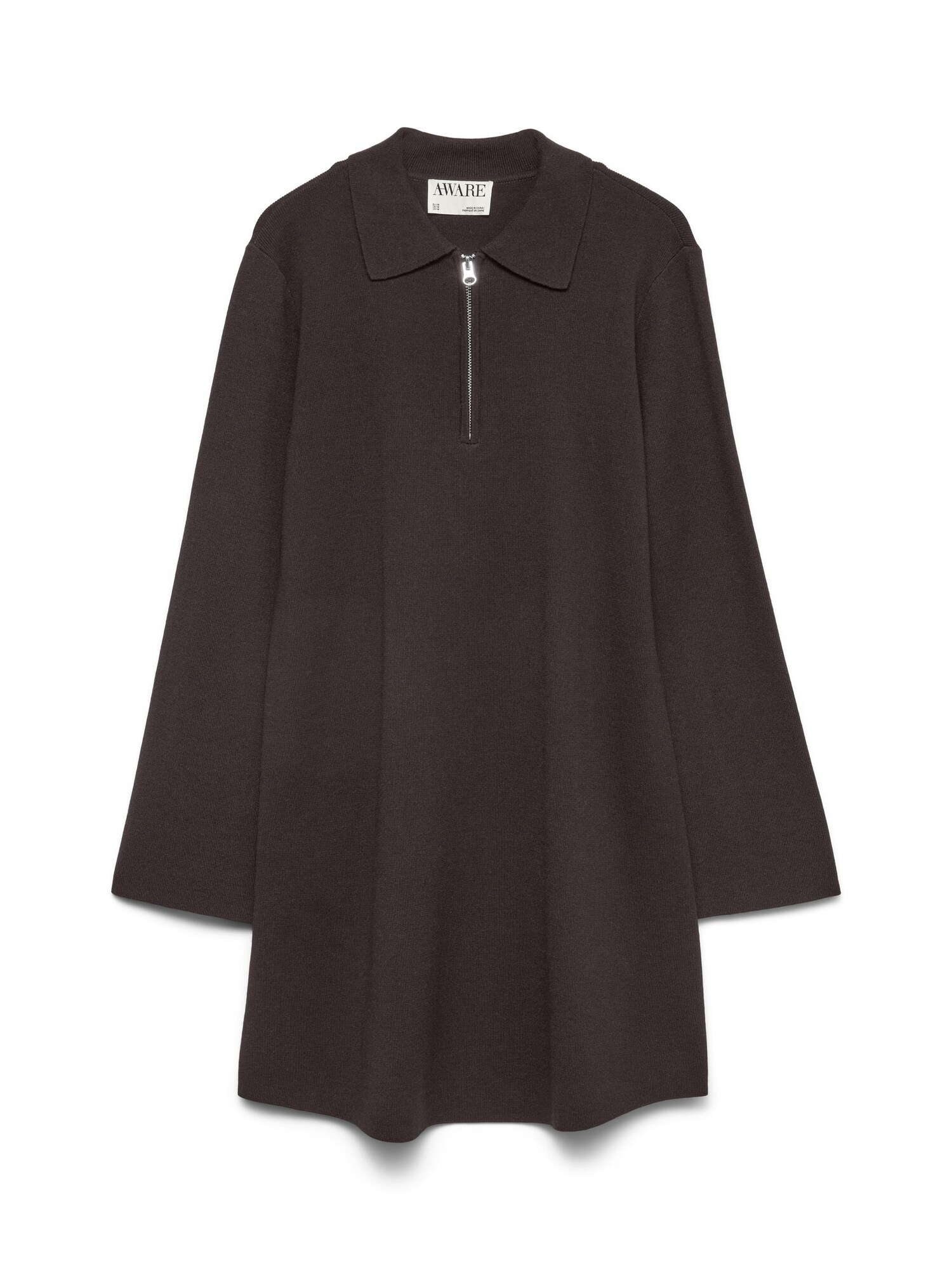 Vero Moda Curve Abito in maglia 'HANNA' marrone