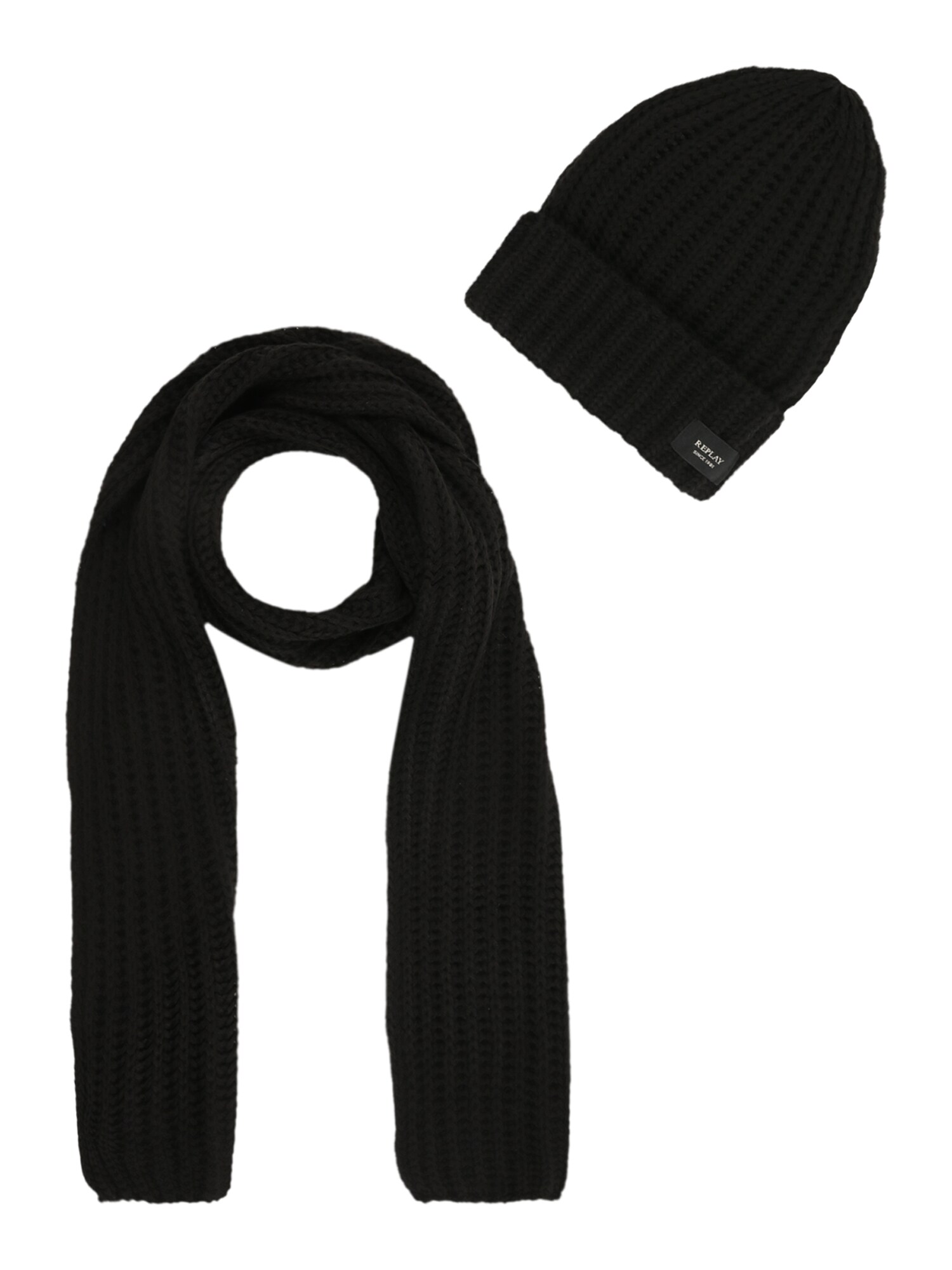 REPLAY Căciulă  negru