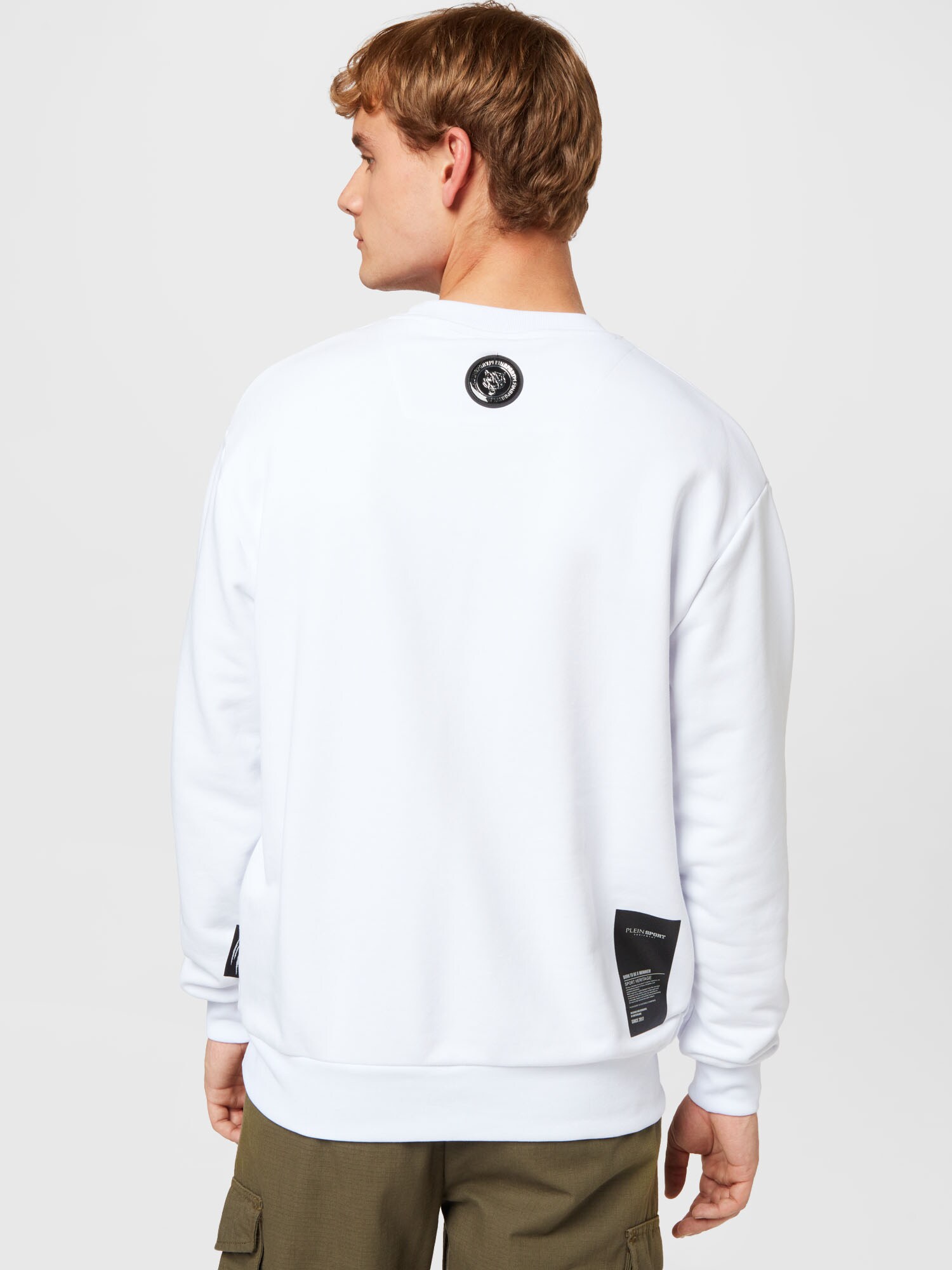 Plein Sport Sudadera gris plateado / negro / blanco – imagen 3