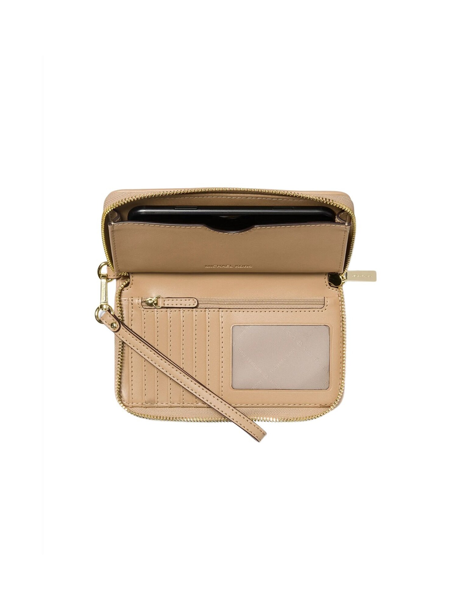 Michael Kors Cartera 'Lg Flat Mf Phn Case'  camelo