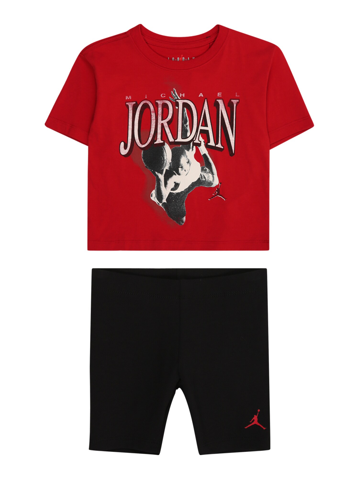 Jordan Jogging ruhák 'RETRO 1984'  világosszürke / piros / fekete akciós termékkép 1