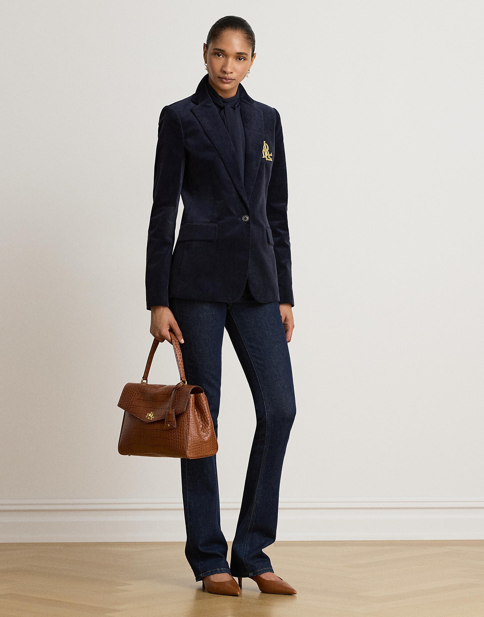 Lauren Ralph Lauren Petite Blazer  navy – imagen 4