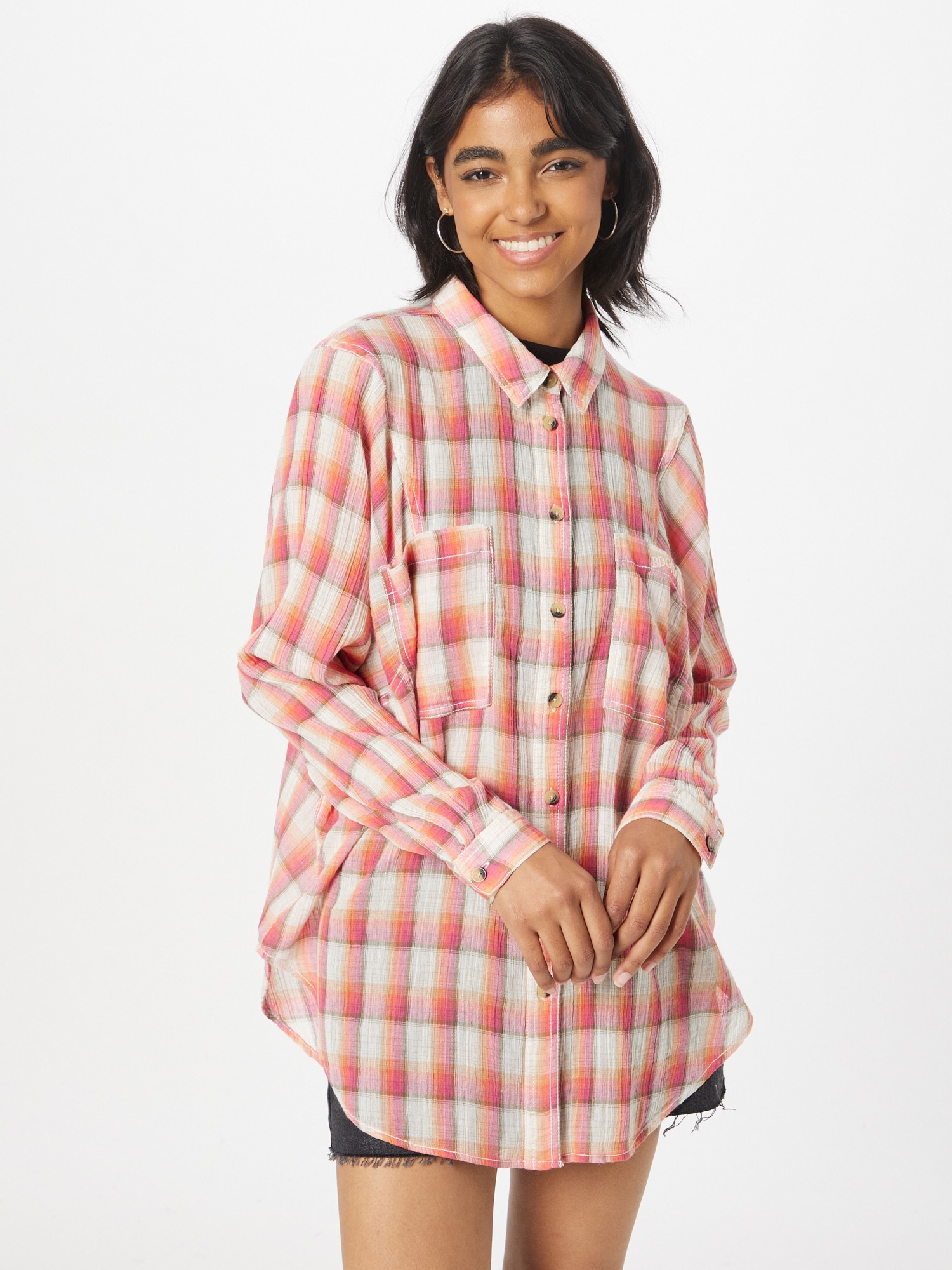 BDG Urban Outfitters Blúz 'ROBYN'  vegyes színek / rózsaszín termék 2. képe