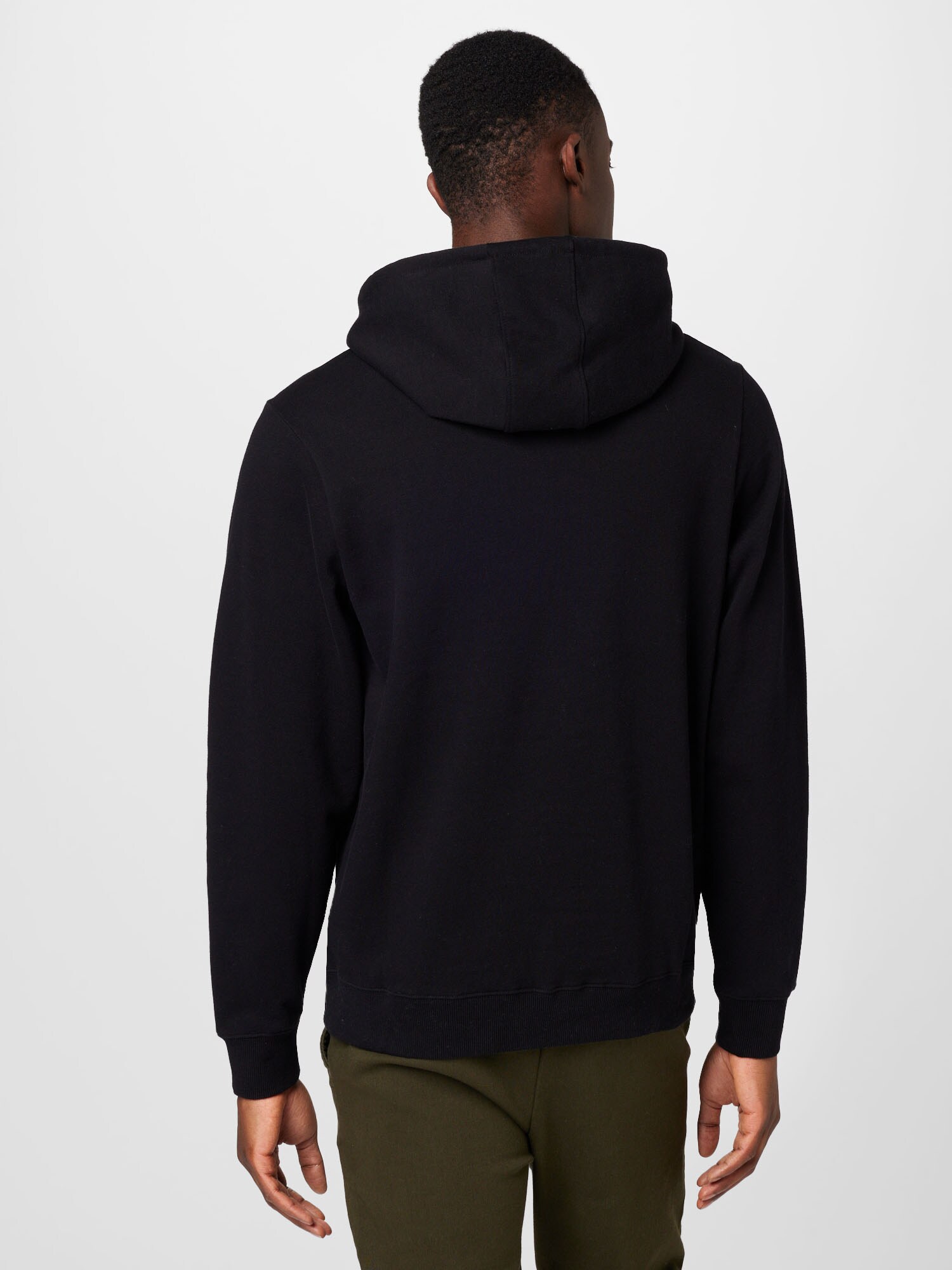 GUESS Sudadera 'Roy'  negro / blanco – imagen 7
