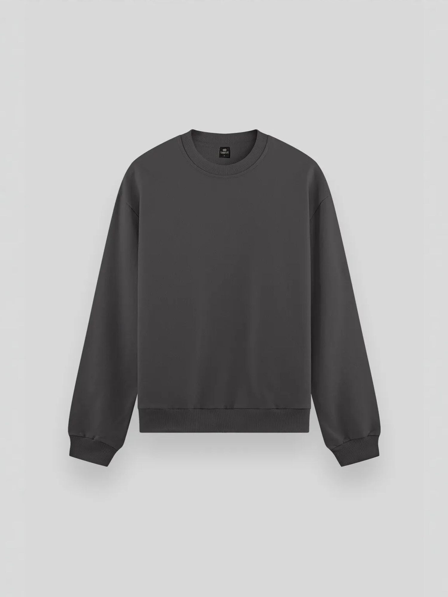Tommy Life Sweater majica antracit siva