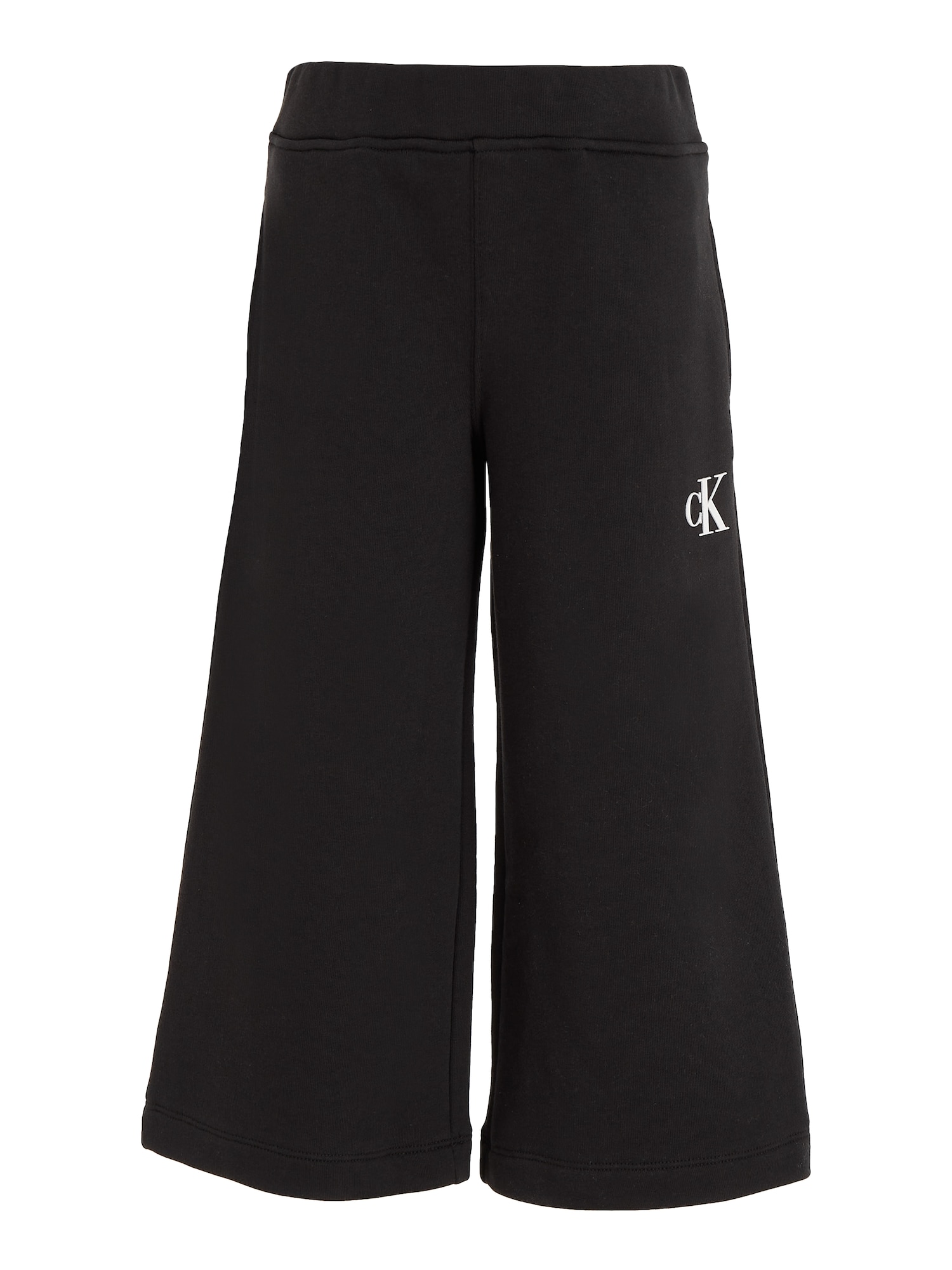 Calvin Klein Jeans Hlače  crna / bijela