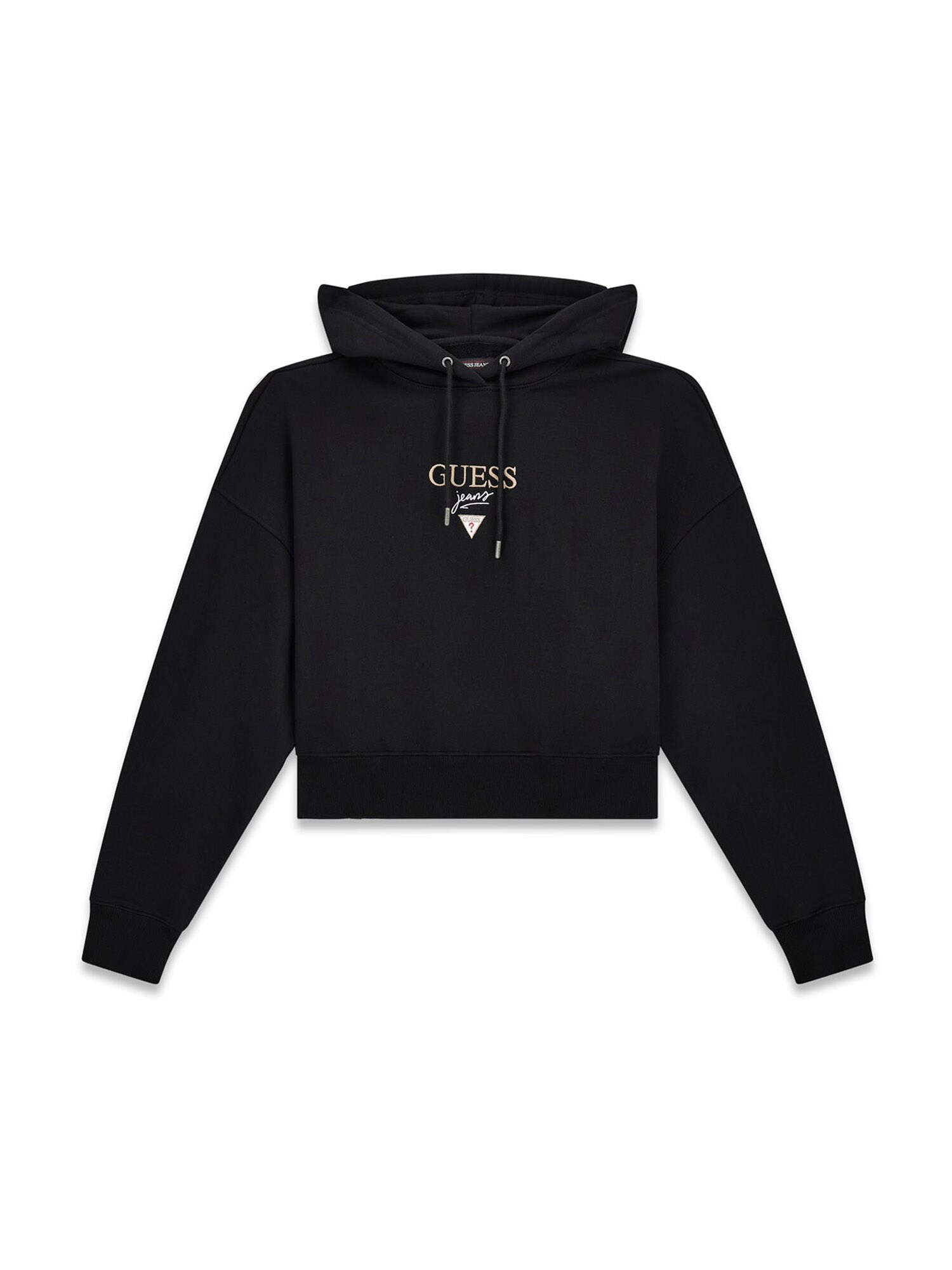 GUESS JEANS Bluză de molton  bej / roșu / negru / alb