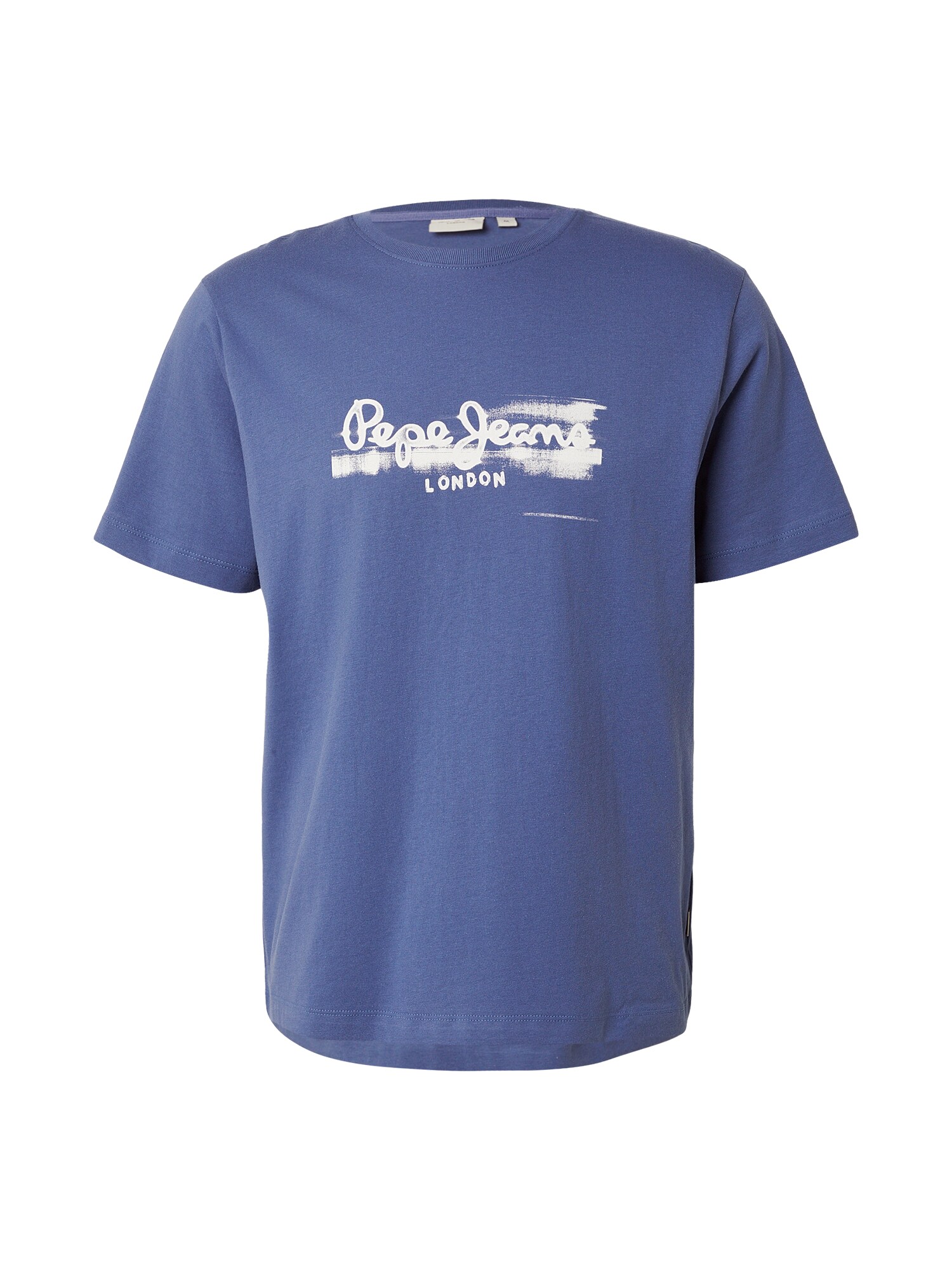 Pepe Jeans Tricou  albastru denim / alb