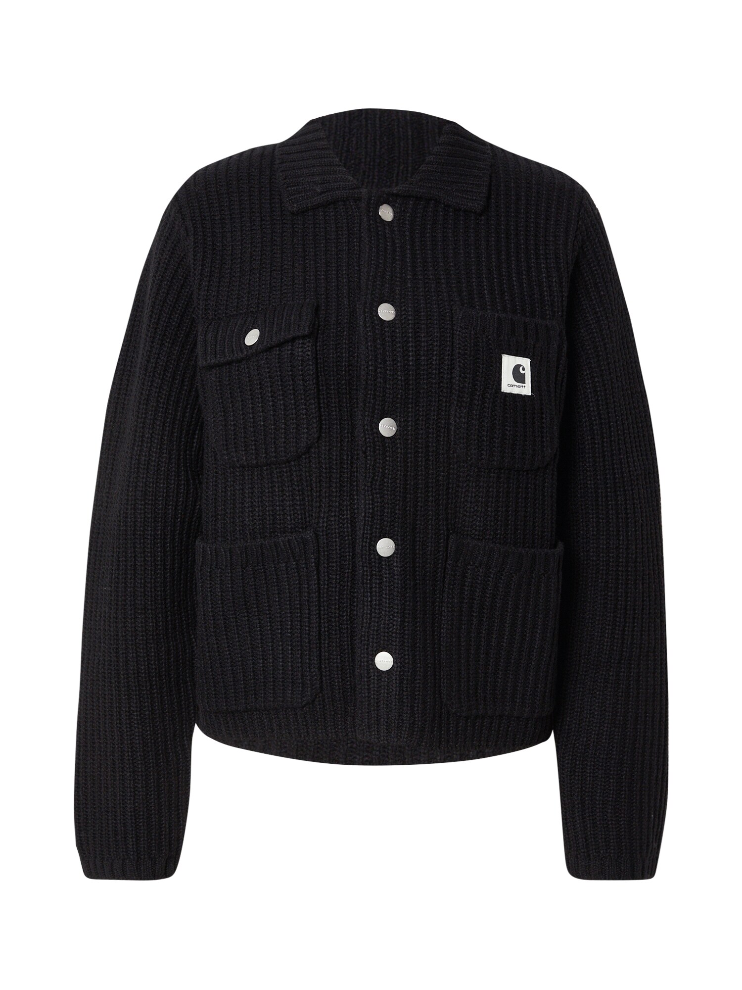 Carhartt WIP Cárdigan 'Michigan' negro / blanco – imagen 1