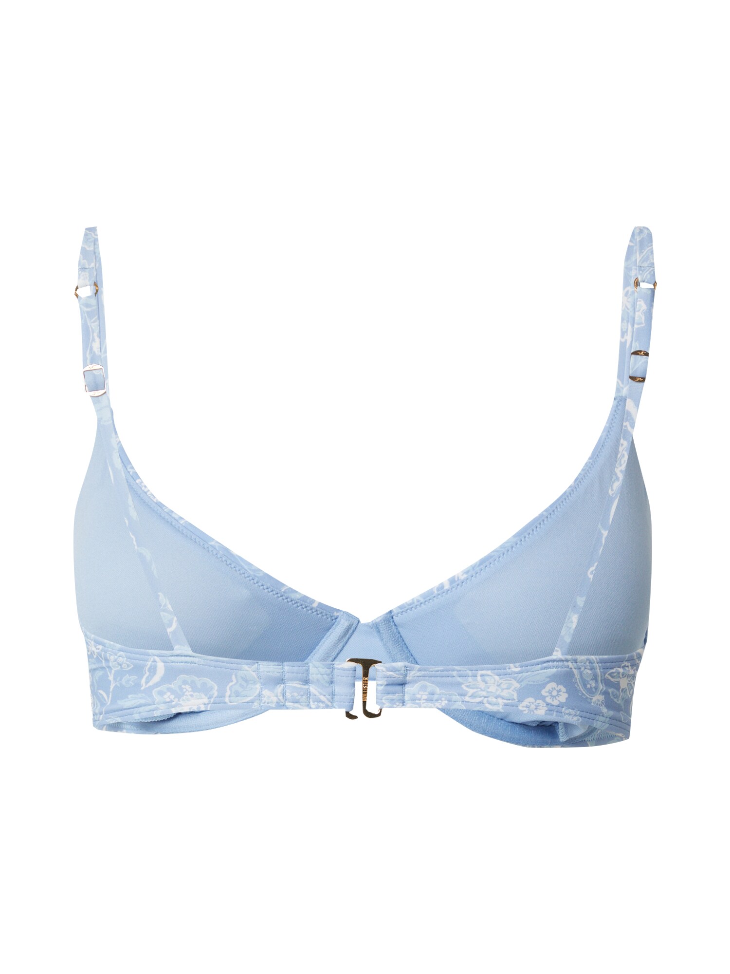 HOLLISTER Bikini felső  opál / galambkék / fehér termék 2. képe