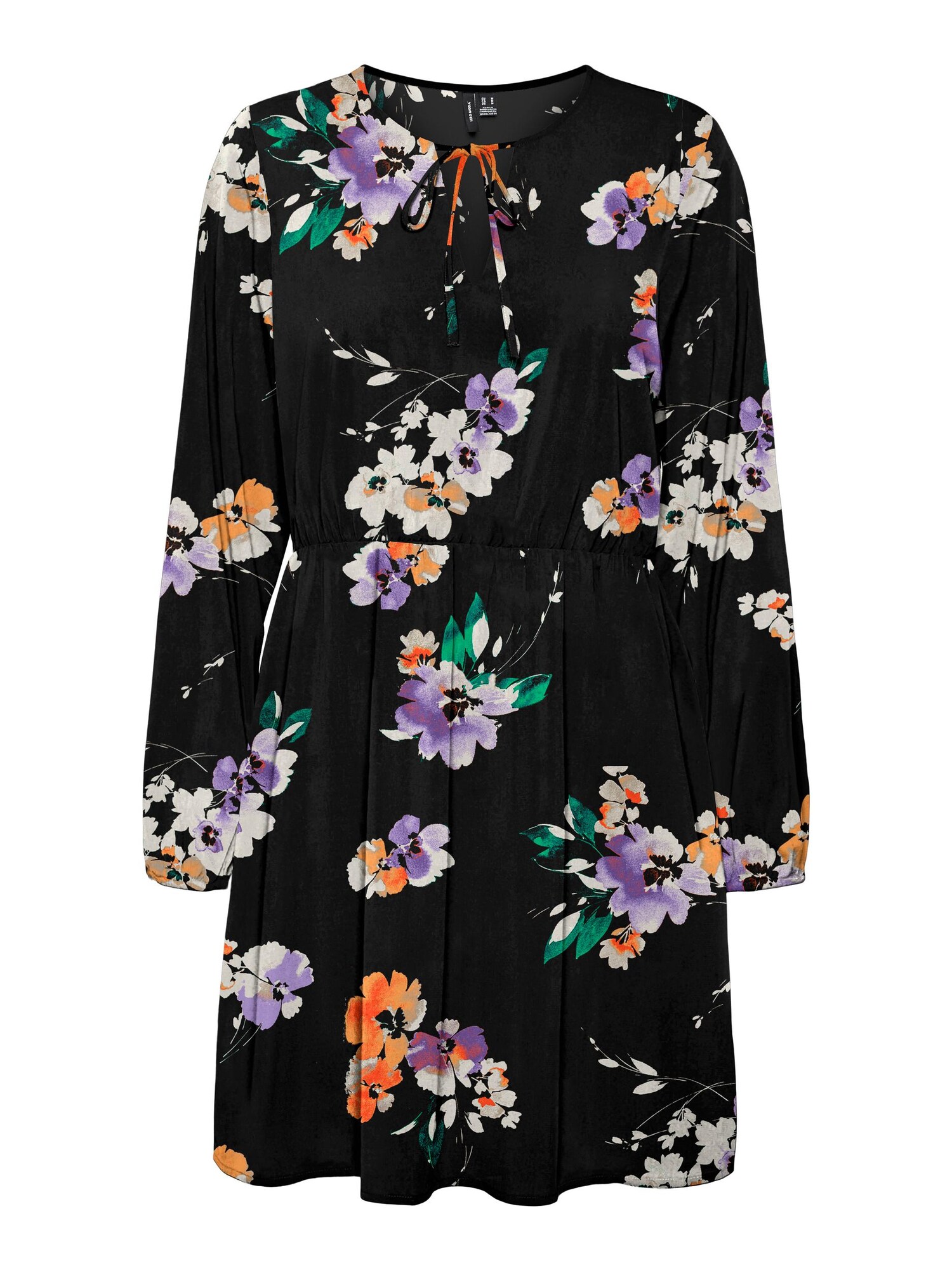 VERO MODA Ruha 'VMShilah Naja'  lila / narancs / fekete / fehér akciós termékkép 1