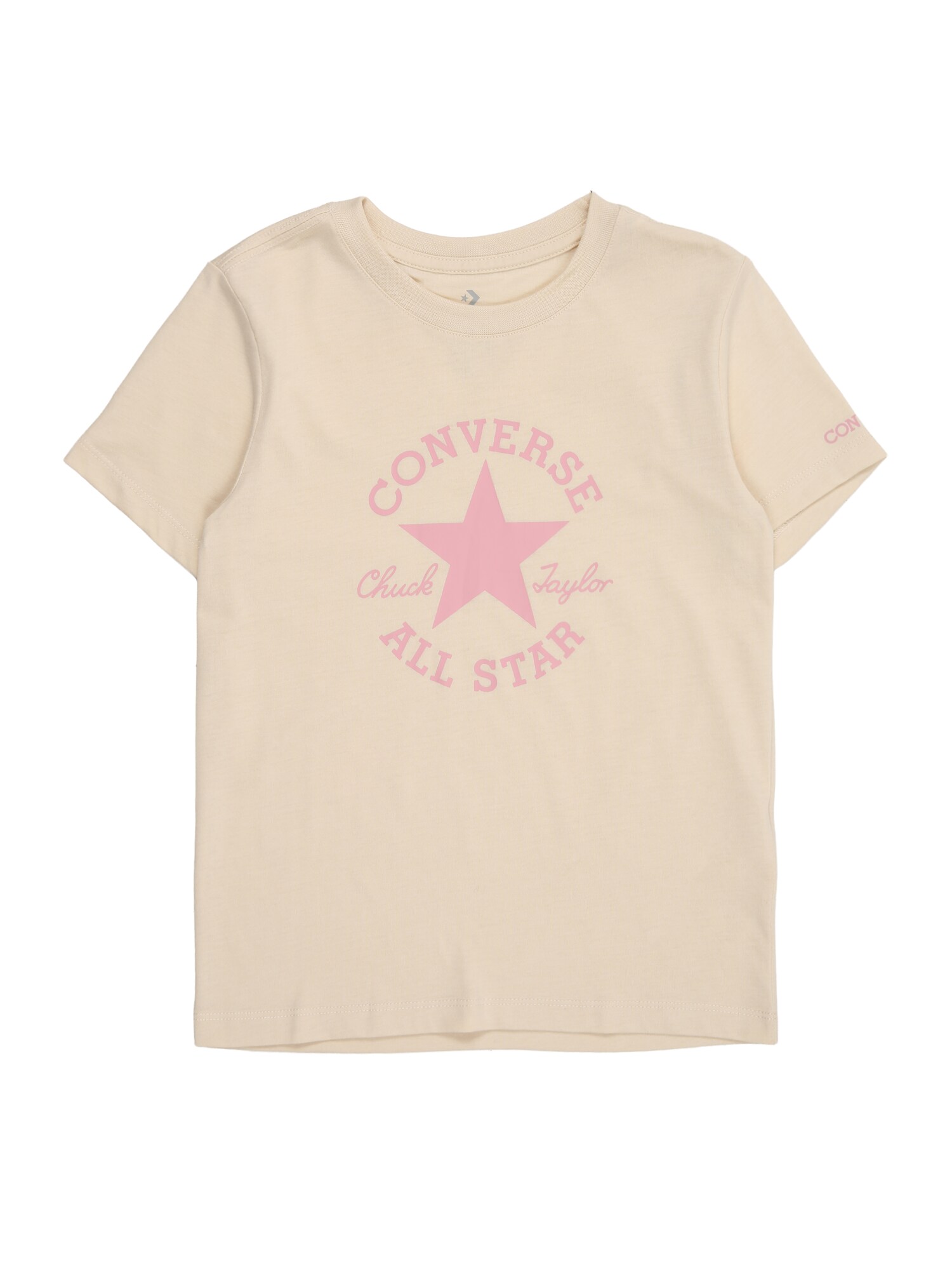 CONVERSE Tricou  crem / roz
