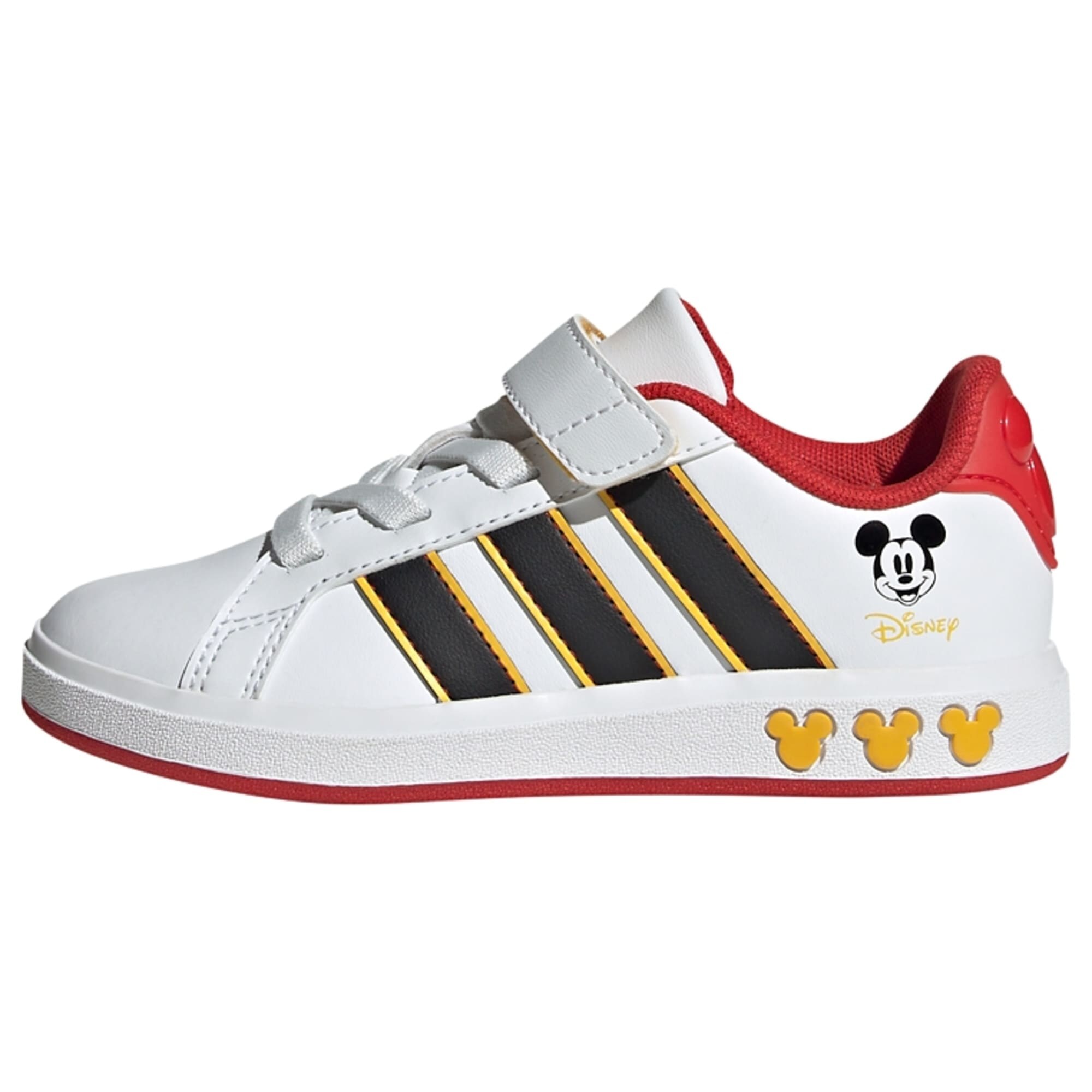 ADIDAS SPORTSWEAR Pantofi sport 'Grand Court Mickey'  galben / roșu / negru / alb
