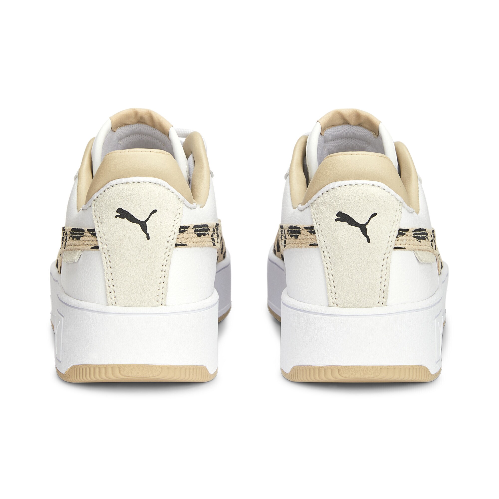 PUMA Zapatillas deportivas bajas 'Carina' arena / negro / blanco – imagen 3