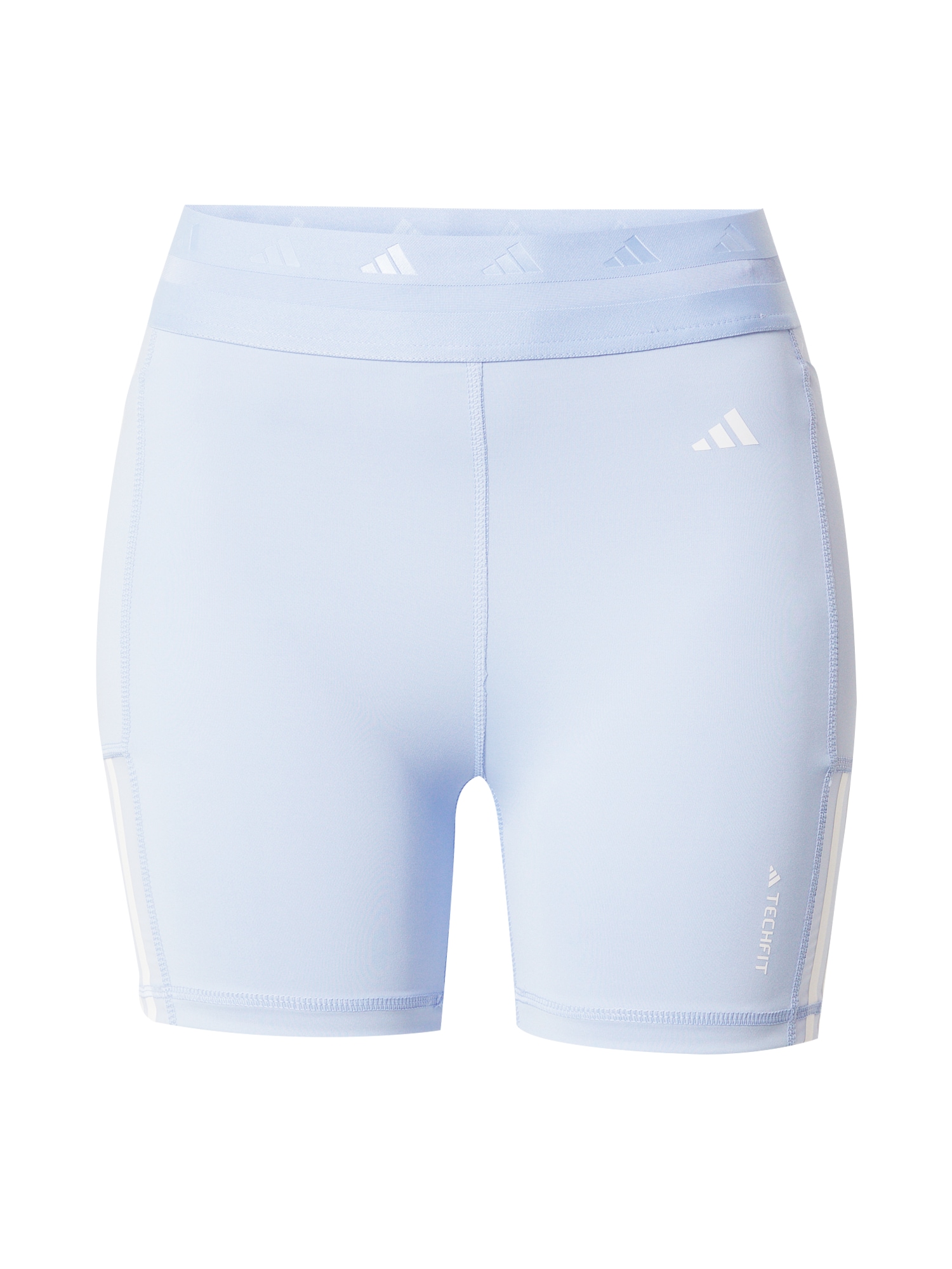 ADIDAS PERFORMANCE Sportske hlače 'Techfit Hyperglam 5-Inch'  svijetloplava / bijela