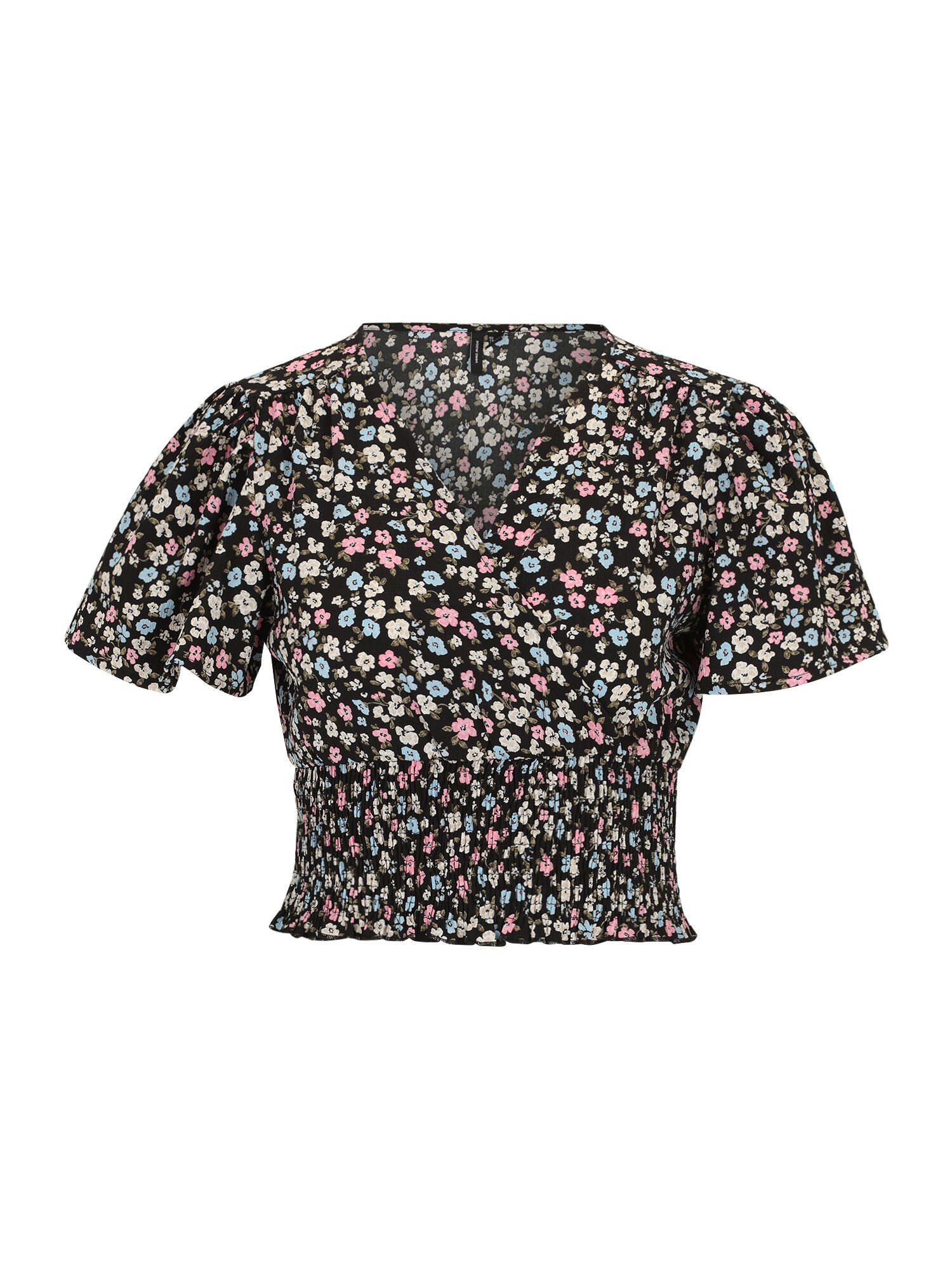 Vero Moda Petite Blúz 'VMPAGE'  világoskék / olíva / rózsaszín / fekete akciós termékkép 1