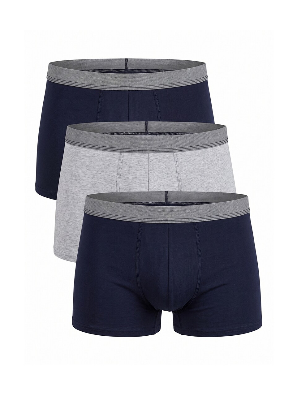 Boxershorts marinblå / grå