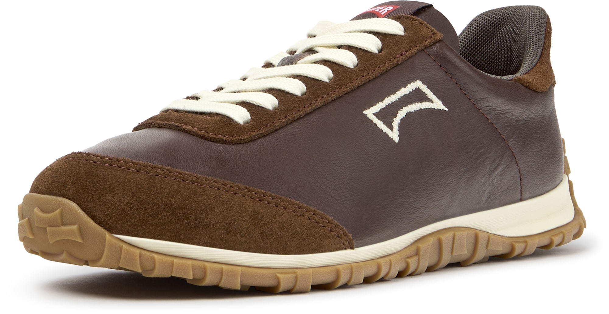 CAMPER Sneaker low Drift Walk maro închis / alb
