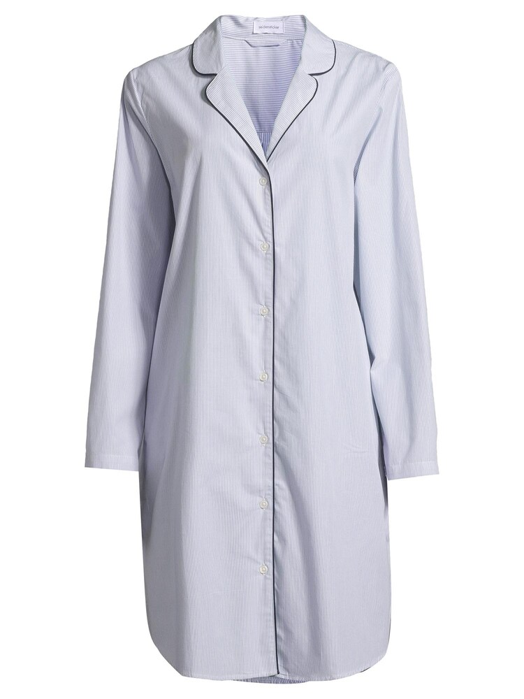 SEIDENSTICKER Nachthemd 'Web' Damen Größe XL blau