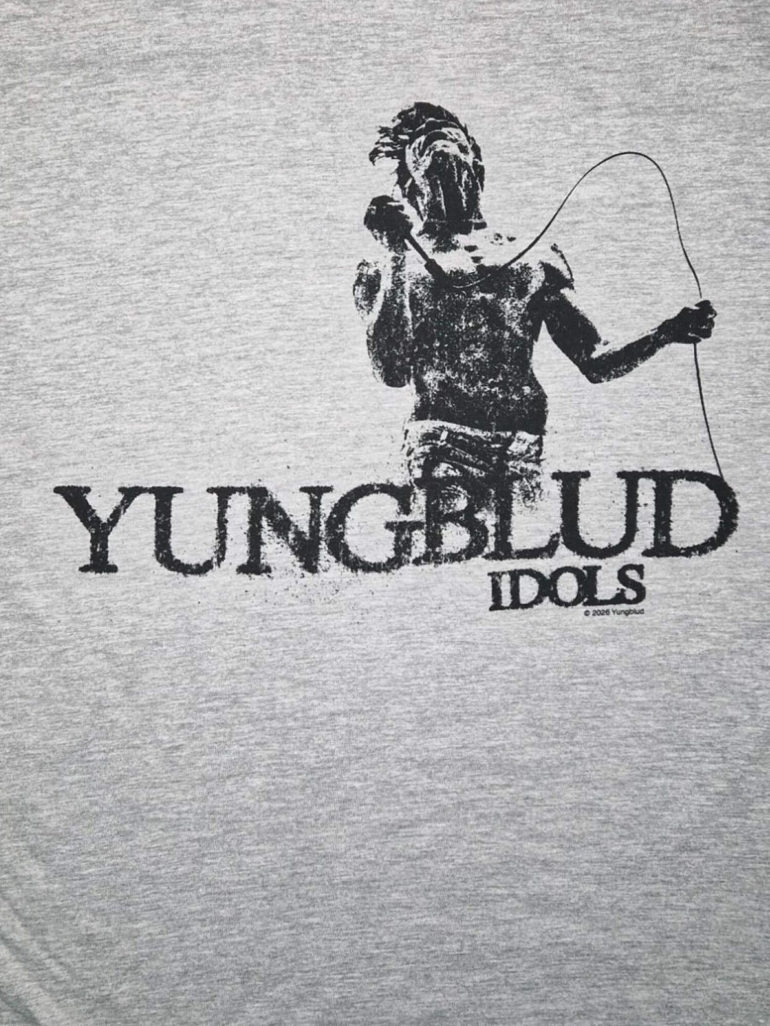 Yungblud Camiseta 'Yungblud On Stage T-Shirt' gris – imagen 3