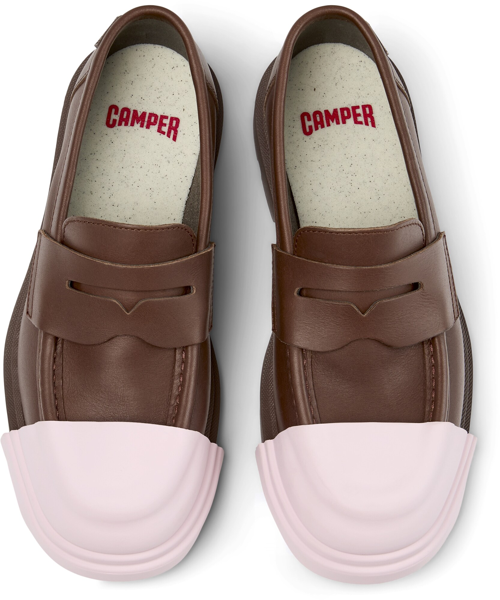 CAMPER Mocasines 'Junction'  marrón / rosé – imagen 3