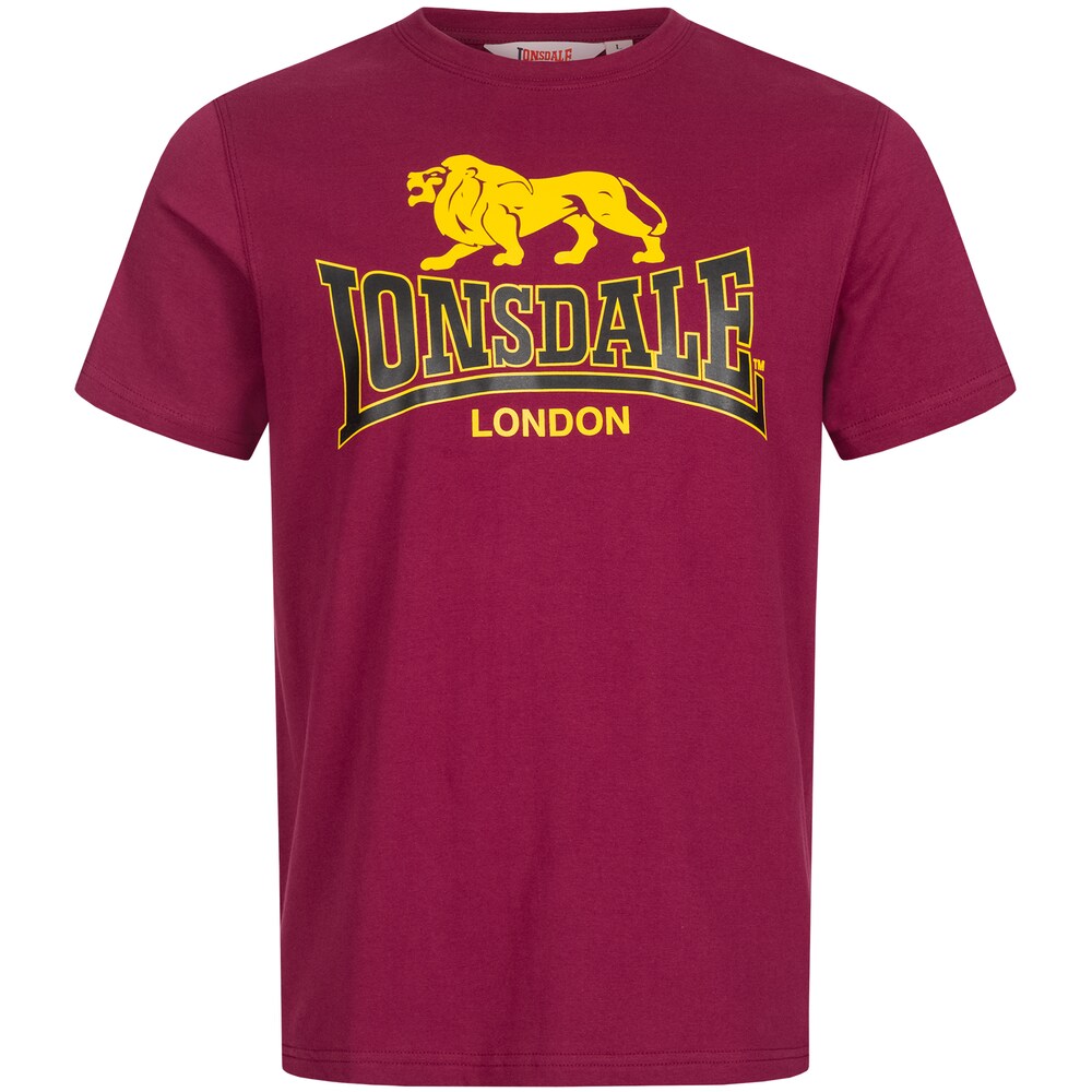 LONSDALE Póló ' TAVERHAM ' Férfi piros , Méret XL