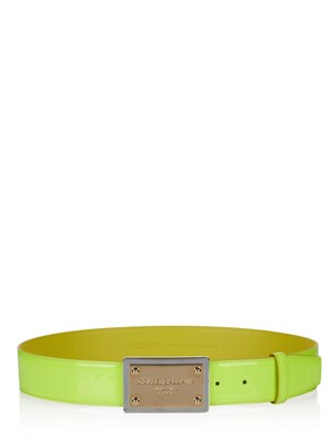 DOLCE & GABBANA Cinturón 'Dolce & Gabbana Gürtel'  amarillo