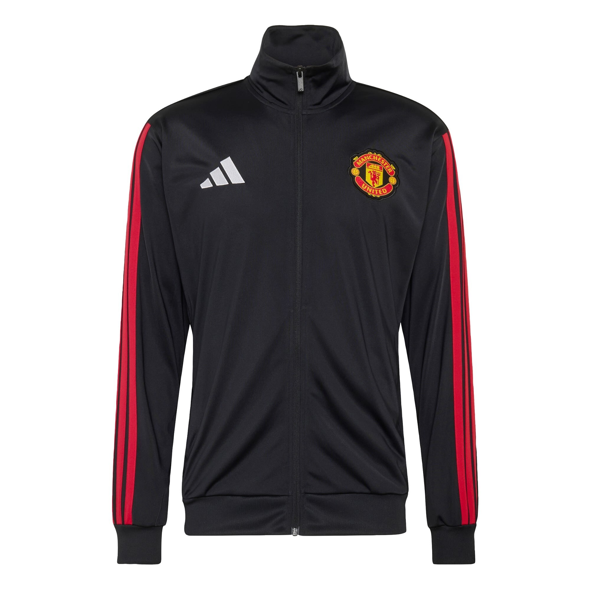ADIDAS PERFORMANCE Sudadera con cremallera deportiva 'Manchester United DNA' amarillo / rojo / negro / blanco