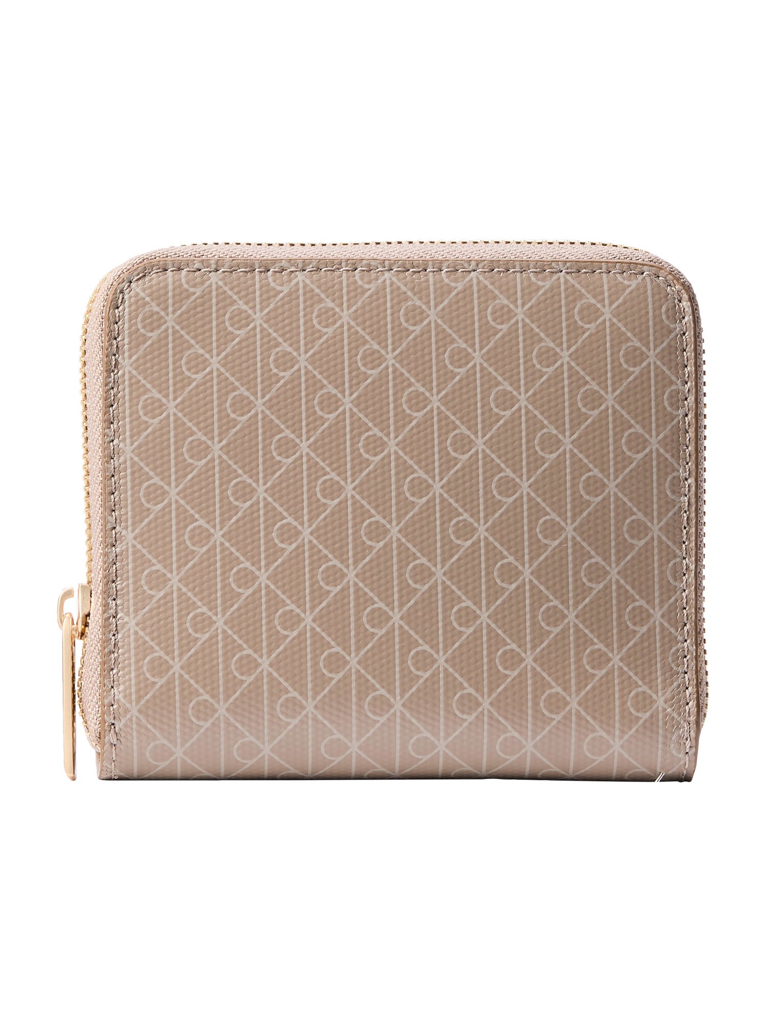 Calvin Klein Portofel  gri taupe / alb